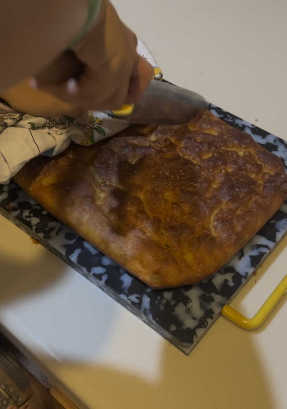 Recipe: Snack Oil Scallion Focaccia
