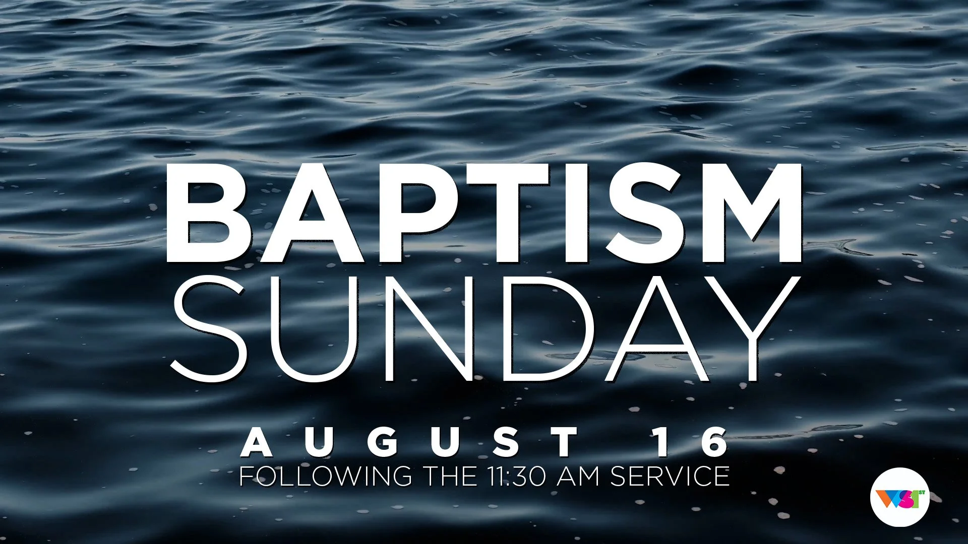 Baptism Sunday
