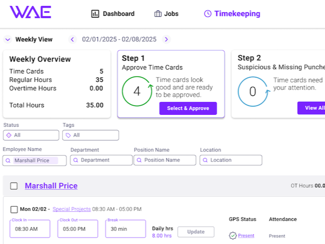 Timekeeping Redesign
