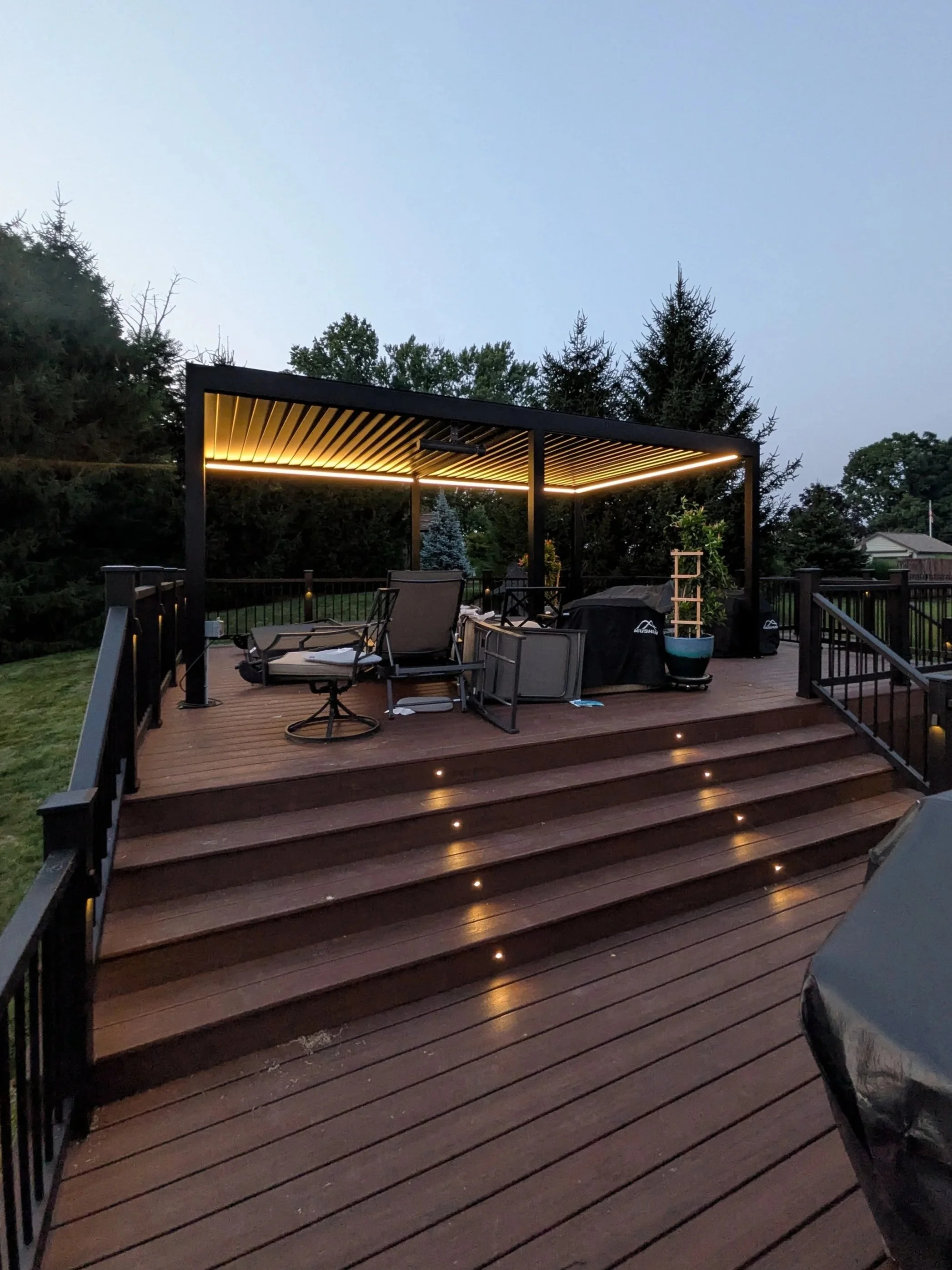 Composite Deck and Pergola Installation