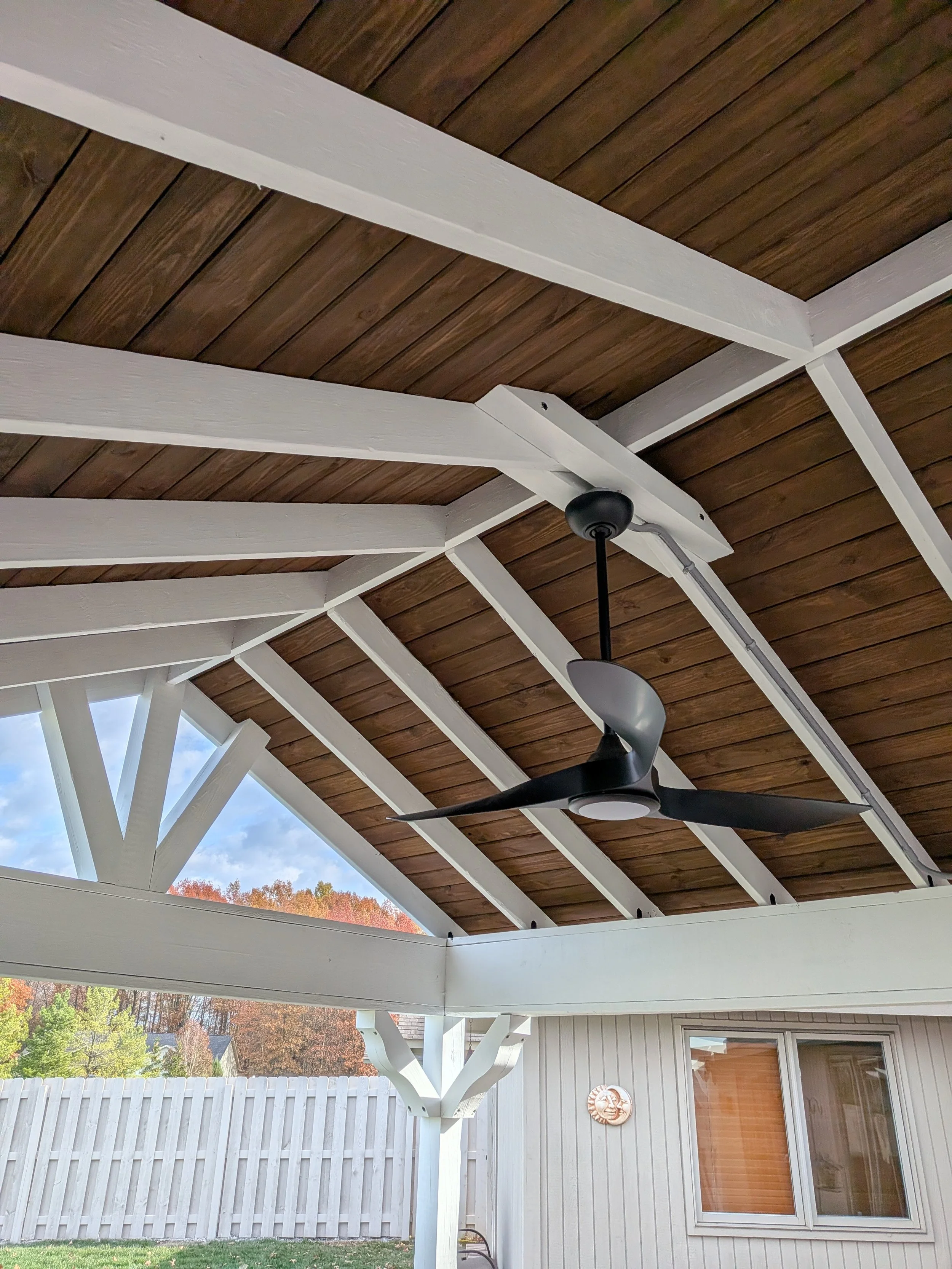 Two Tone Pavilion Stain (After)