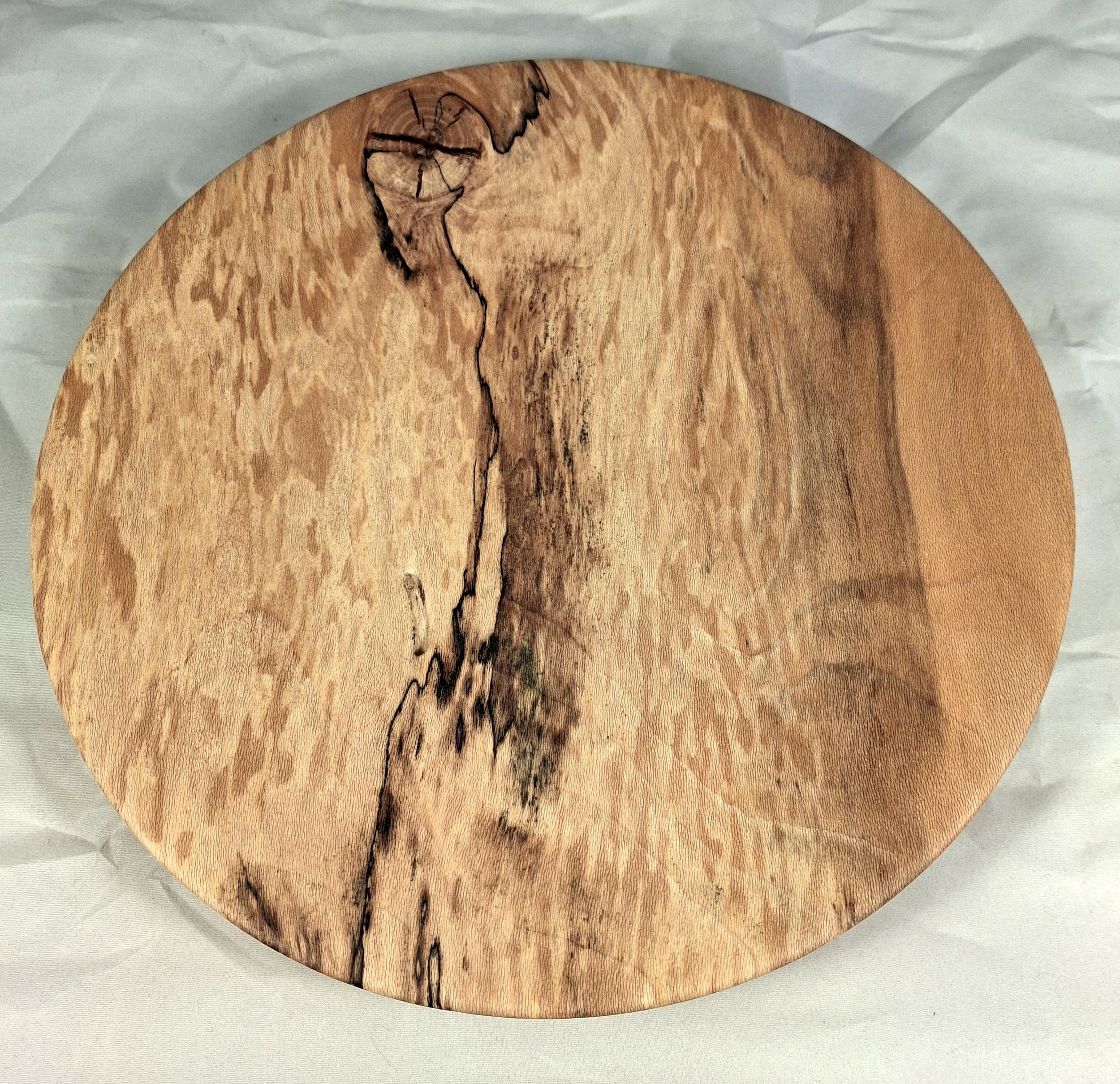 10.75" Sycamore Platter, 1.75"Tall