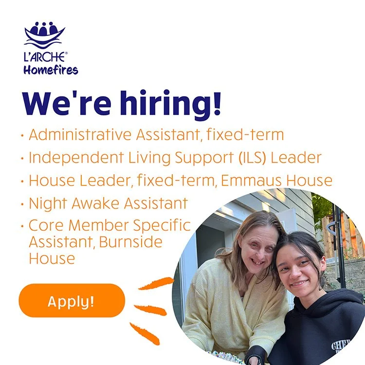 Join the L’Arche Homefires Team!