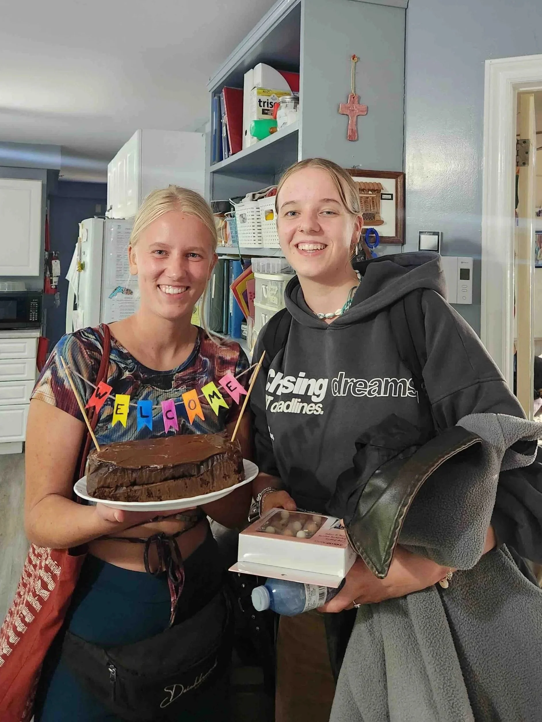 Rieke and her sister Ineke