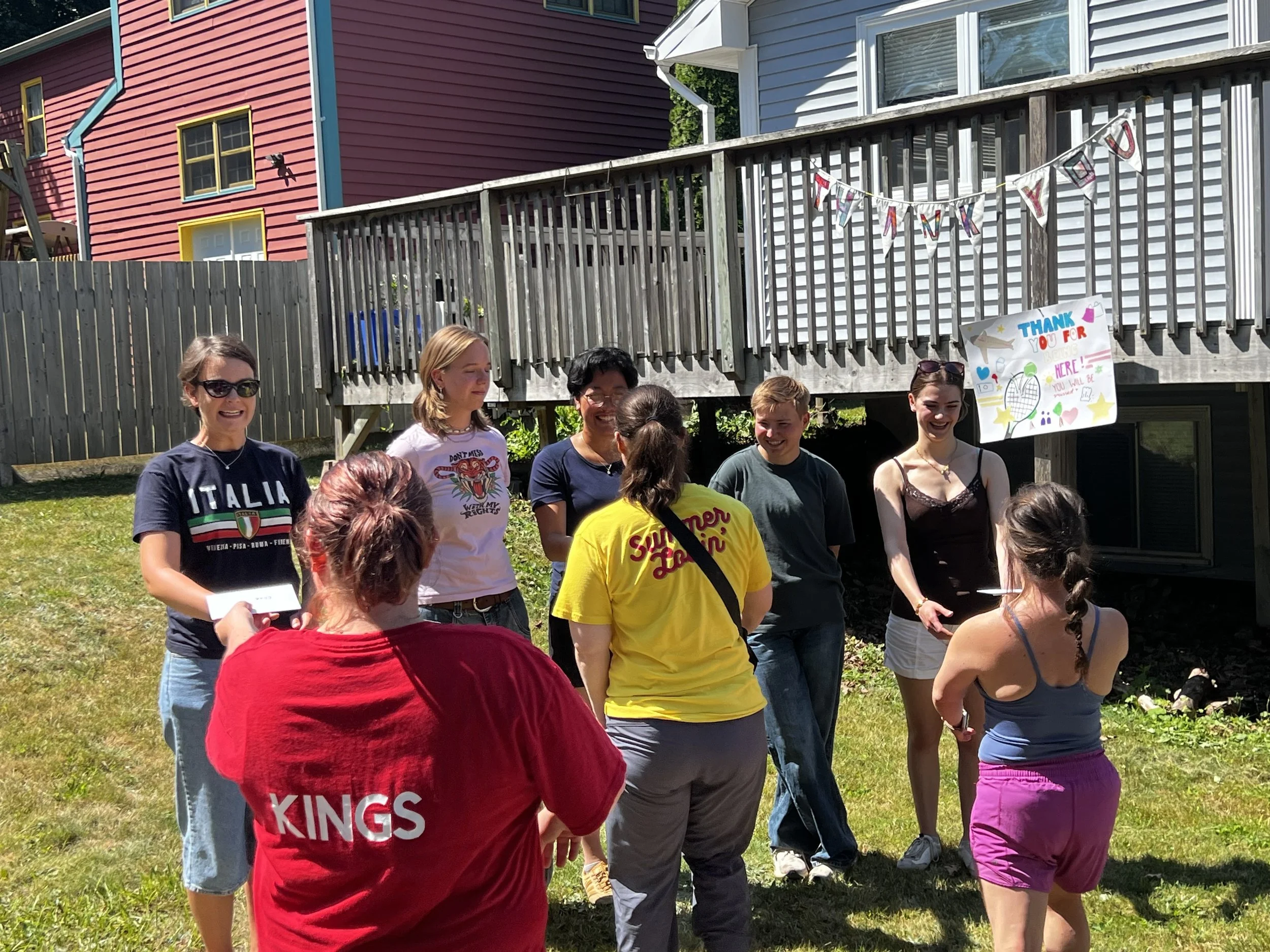Friends of Waldorf and core members playing games