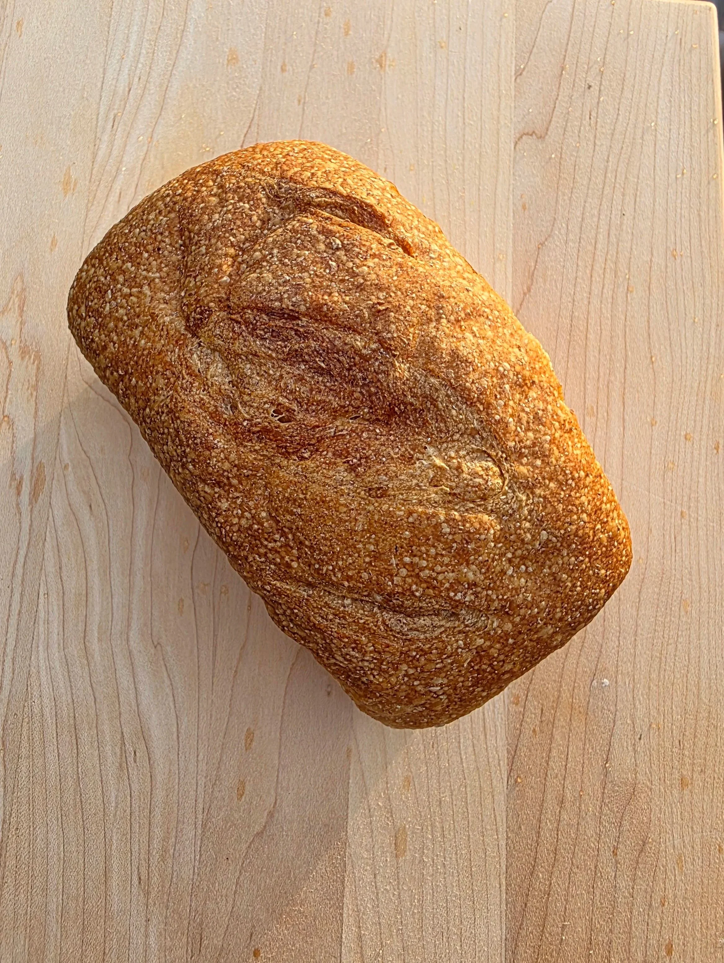 Whole Wheat Sandwich Sourdough Loaf