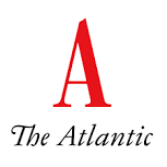 The Atlantic logo with a red capital A above black script text