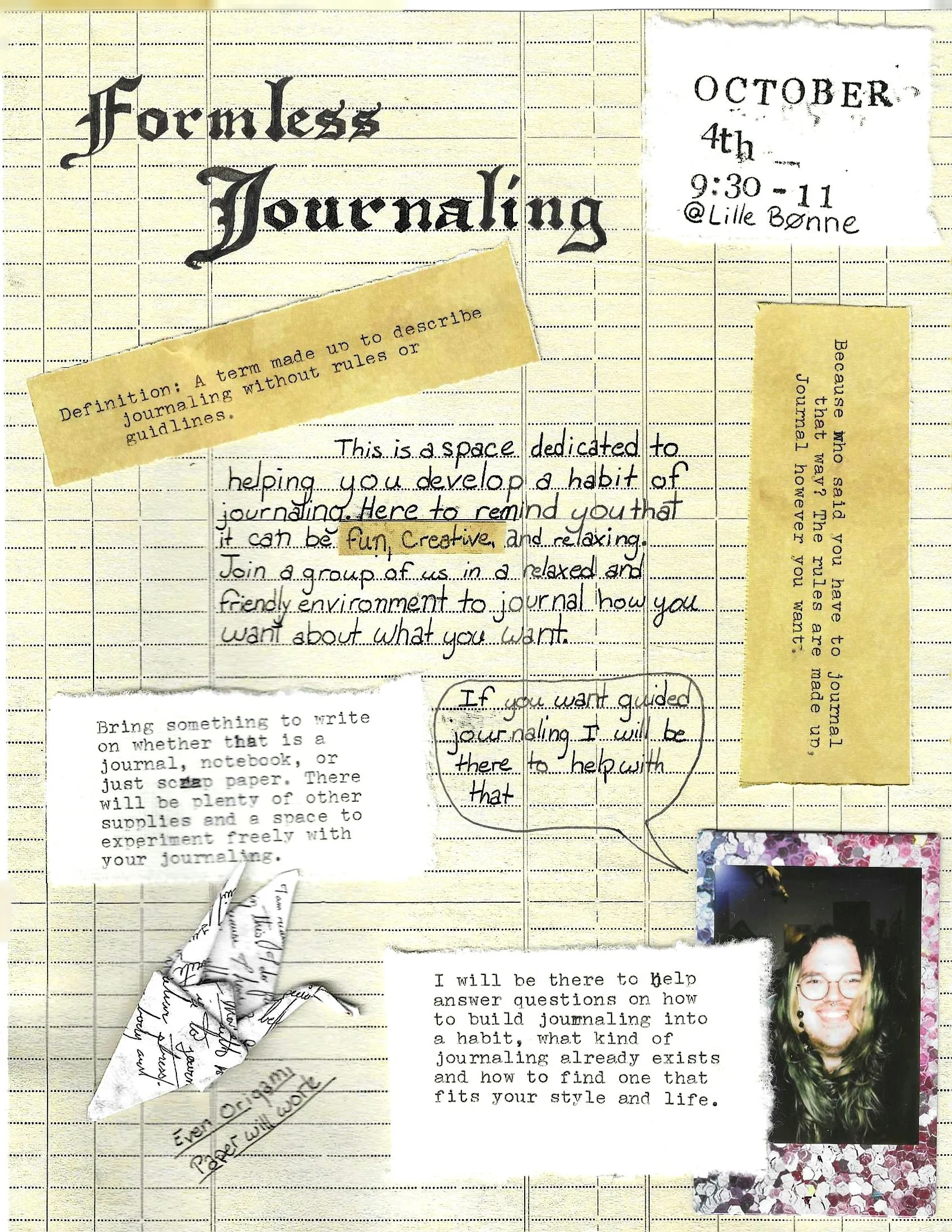 FORMLESS JOURNALING OPEN SESSION