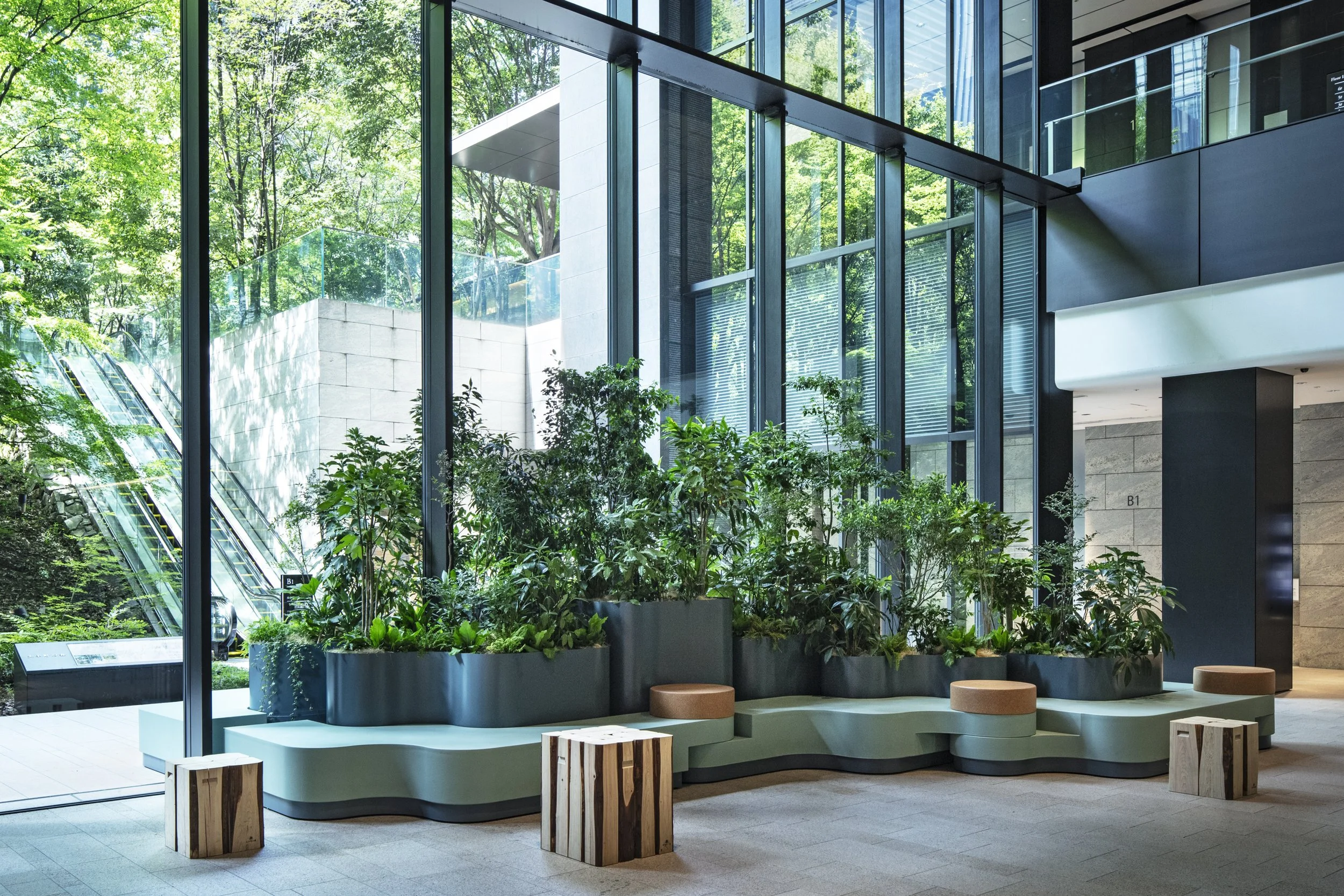 Ootemachi tower public space design B1F