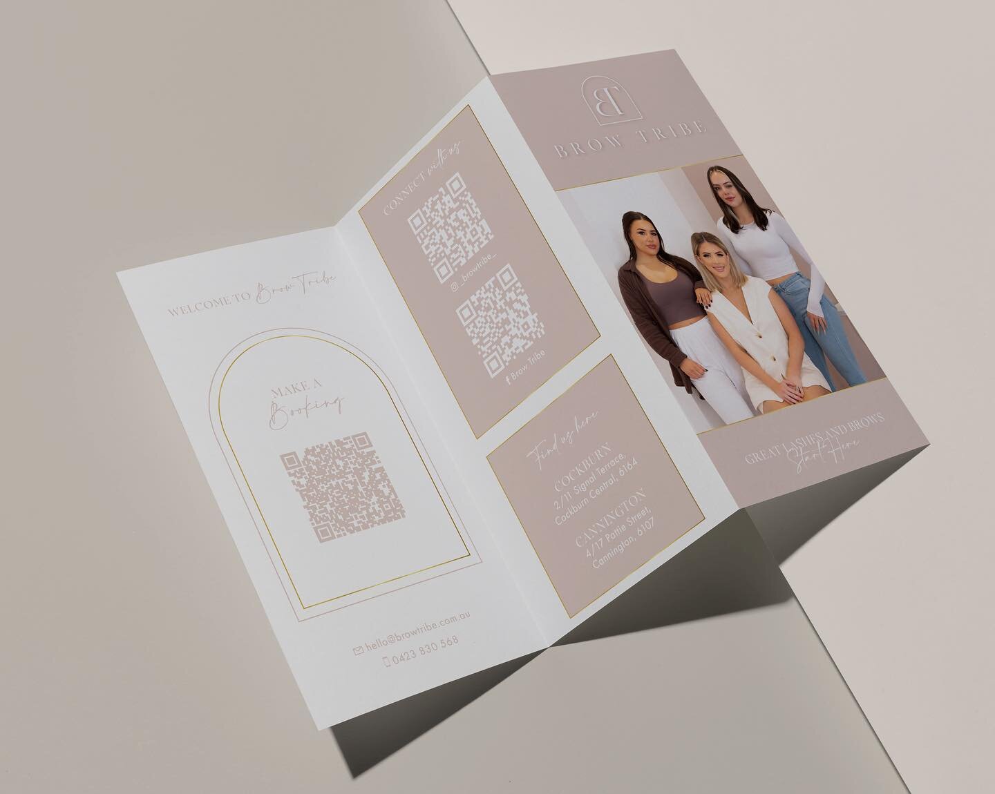 Congratulations to Celine at @_browtribe_ for the opening of her new salon! Must check it out if you haven&rsquo;t already. 😍

The best way to use brochures is to intimately describe your company, products or services in an eye catching format. Thin