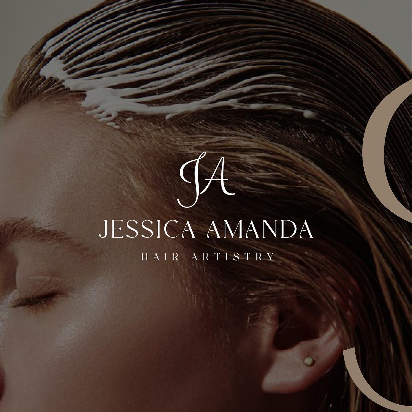 New rebrand created for @jessicaamandahair 😍 Can&rsquo;t wait to see your new salon! 

One of the most valuable long term benefits of rebranding is that your brand becomes a more valuable asset when it comes to selling your business. 

Thinking abou