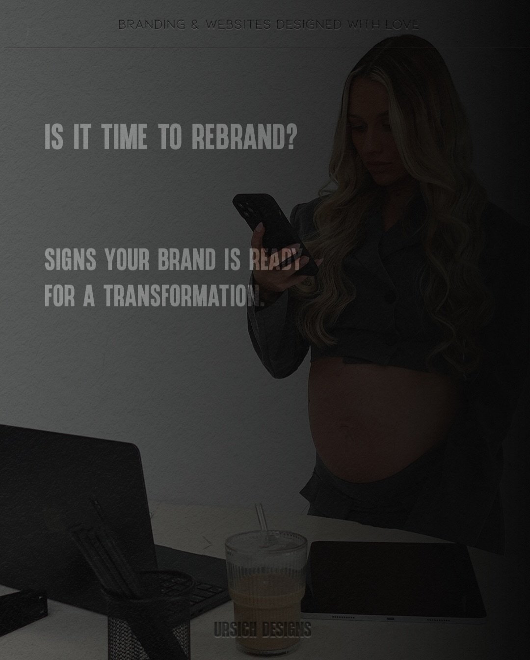 Is it time to rebrand? Let&rsquo;s talk about the signs your brand is ready for a transformation.✨

Your style feels outdated, and you don&rsquo;t feel proud sharing your visuals anymore. You deserve a brand identity that feels fresh, elevated, and a