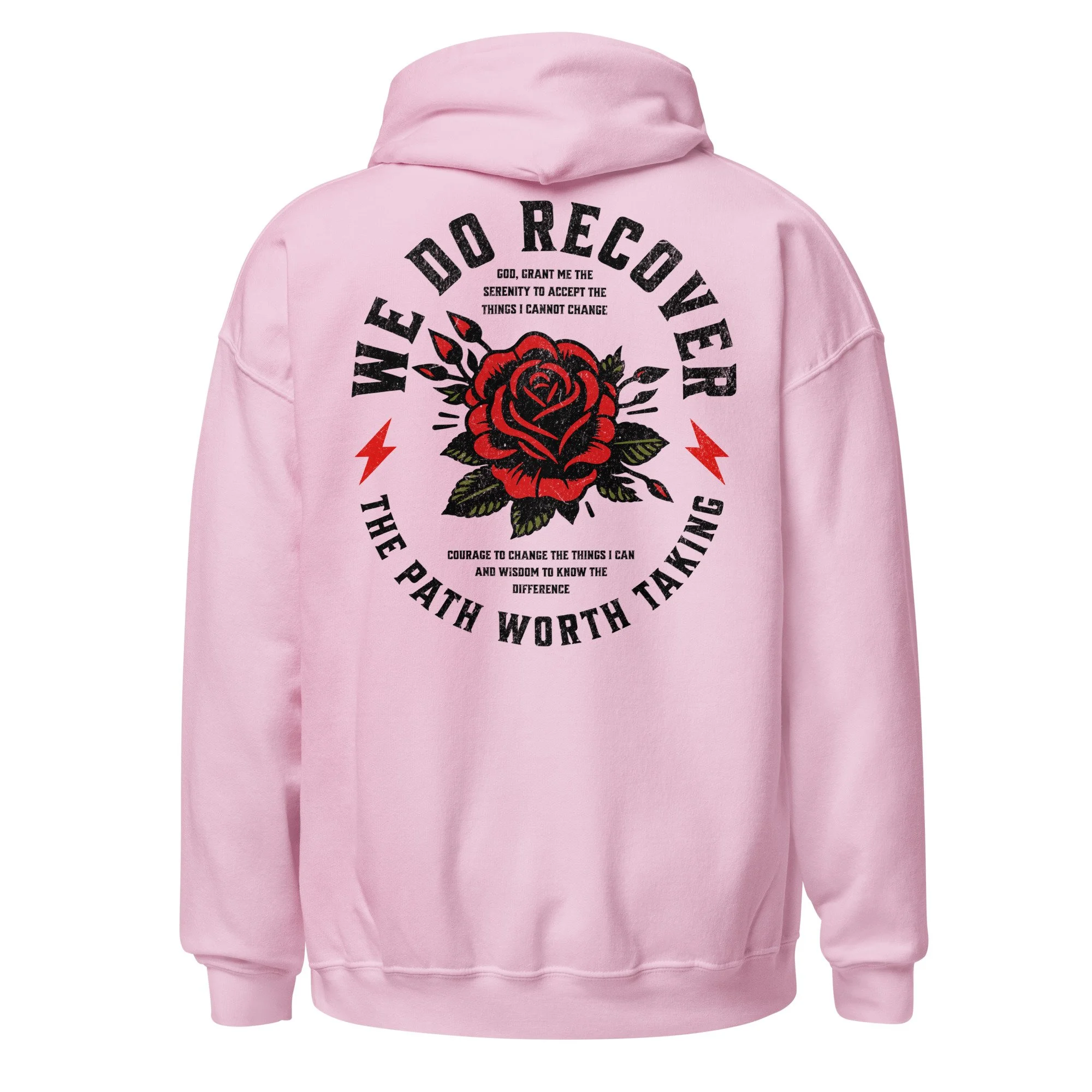 we do recover traditional rose tattoo unisex hoodie