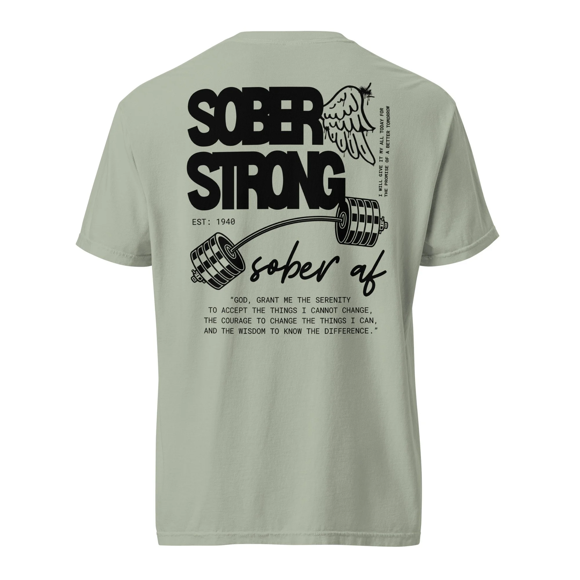 Sober Strong Comfort Colors T-Shirt