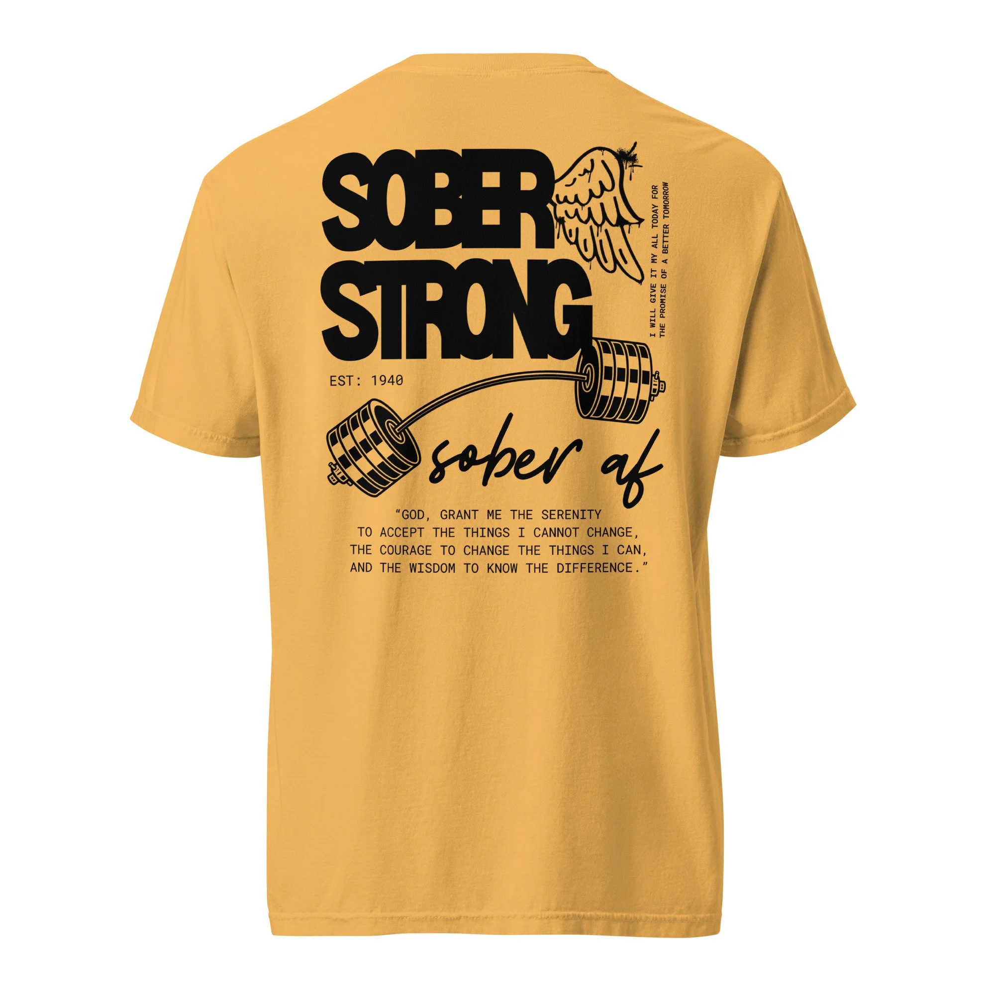 Sober Strong Comfort Colors T-Shirt