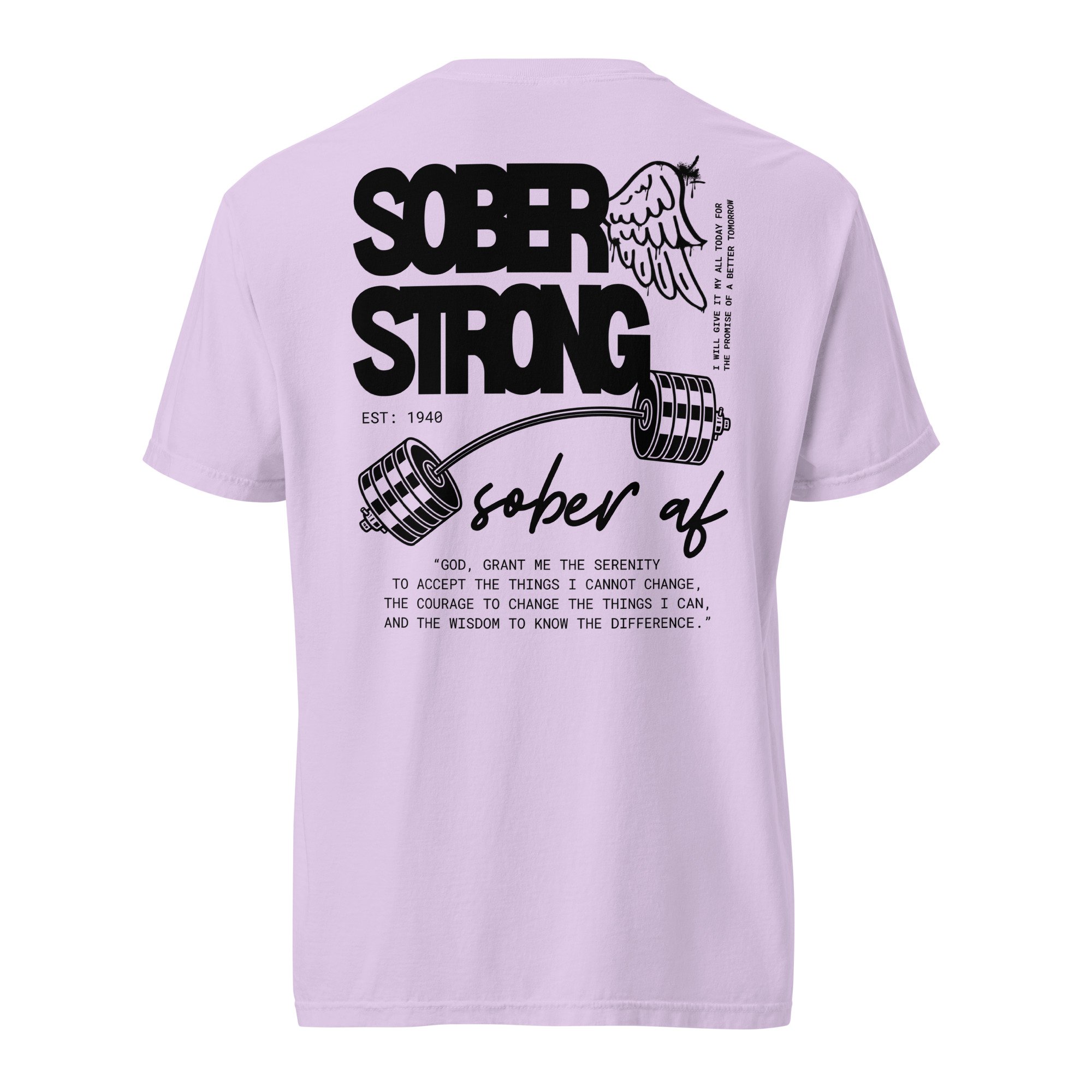 Sober Strong Comfort Colors T-Shirt