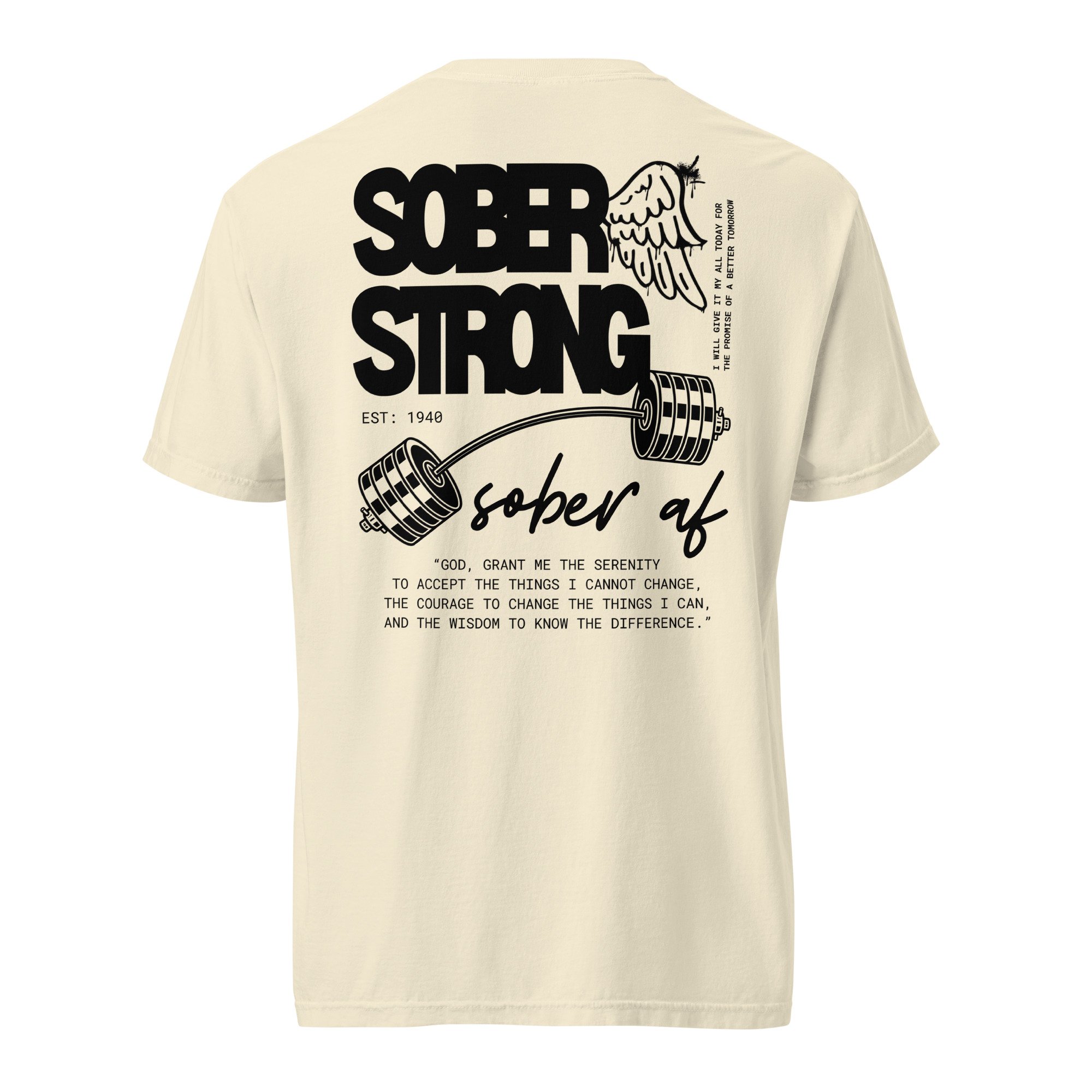 Sober Strong Comfort Colors T-Shirt