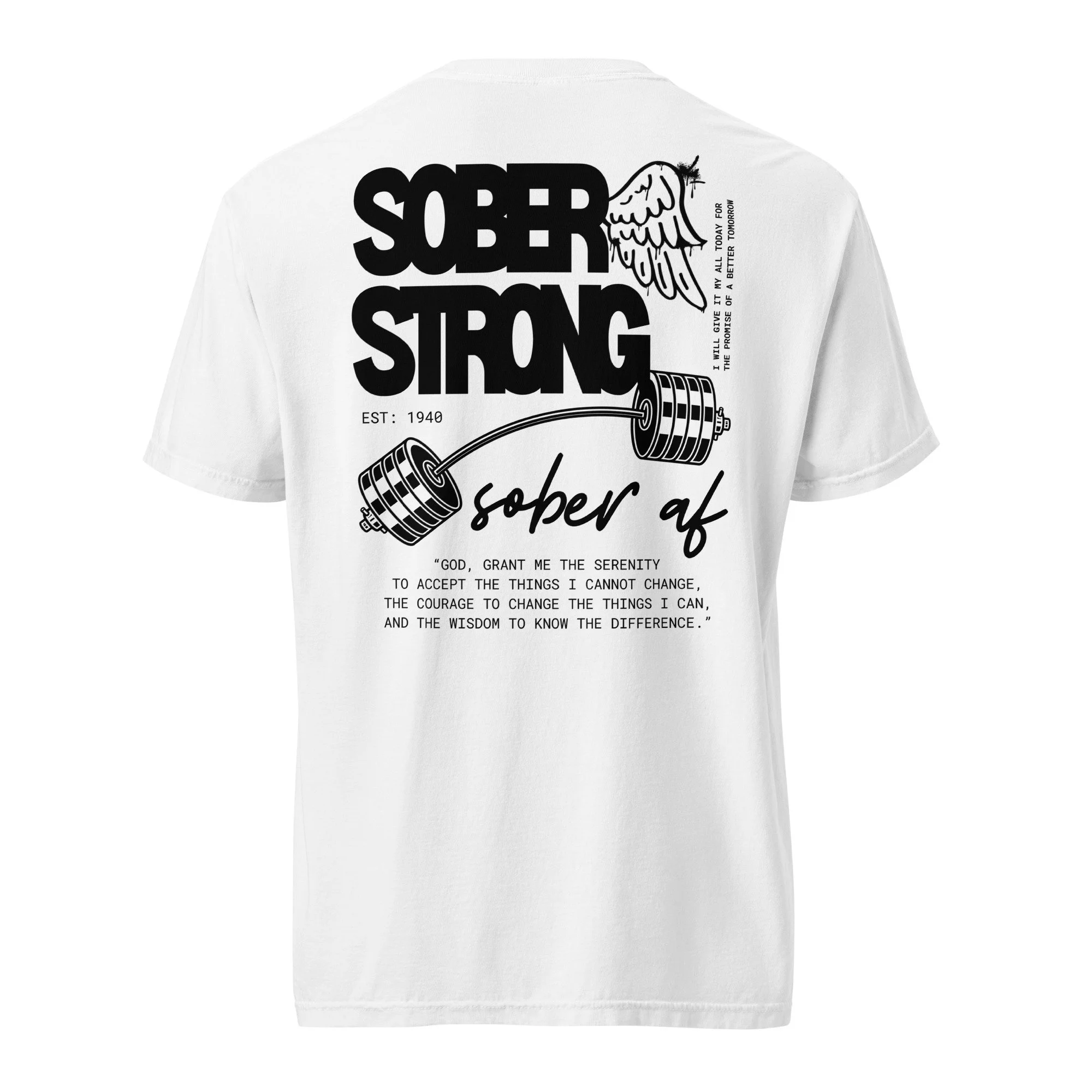 Sober Strong Comfort Colors T-Shirt