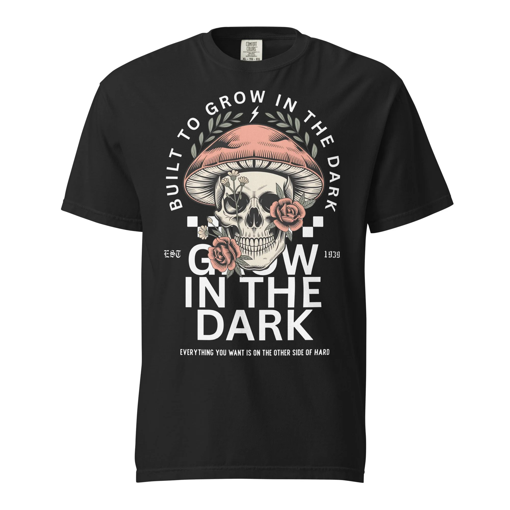 Grow In The Dark Tee (White Font)
