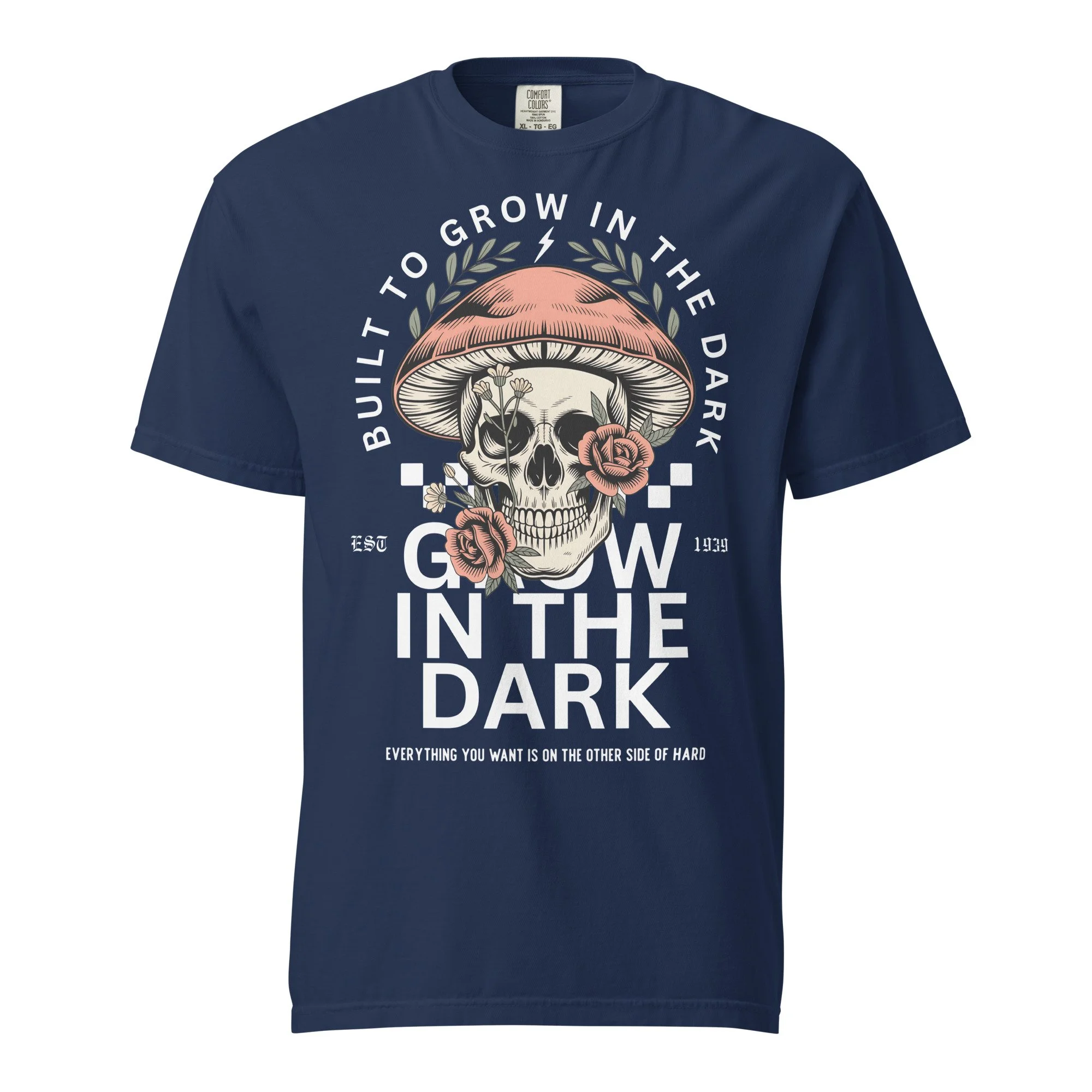 Grow In The Dark Tee (White Font)