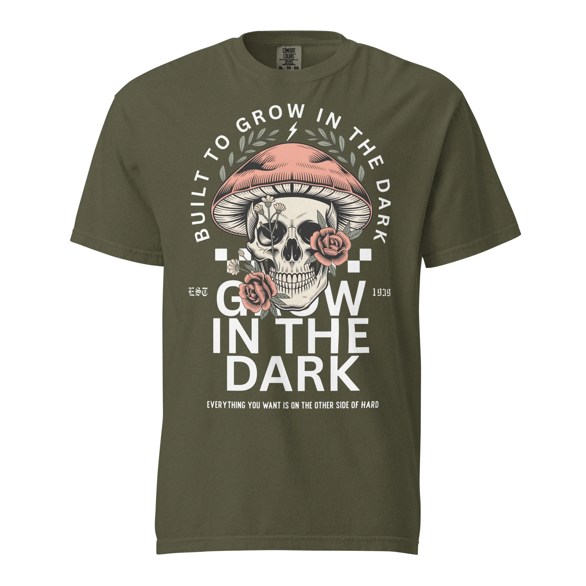 Grow In The Dark Tee (White Font)