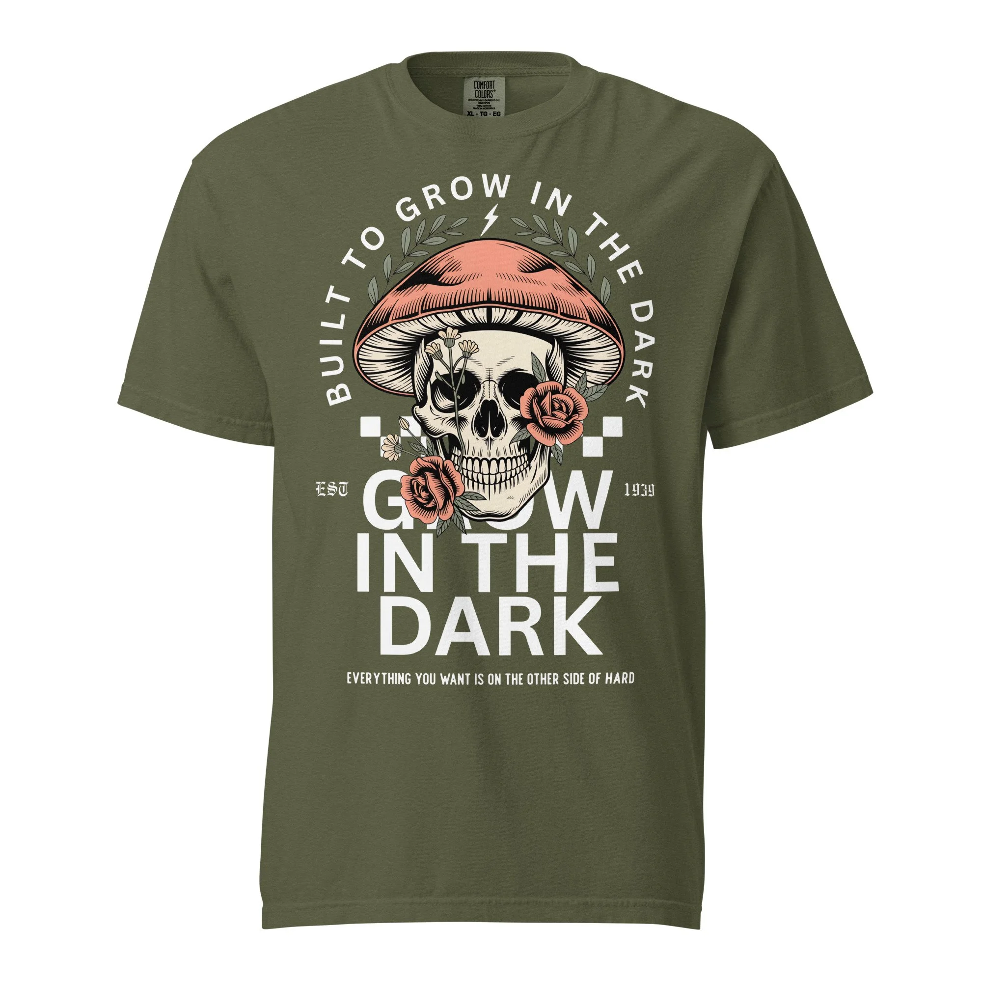 Grow In The Dark Tee (White Font)