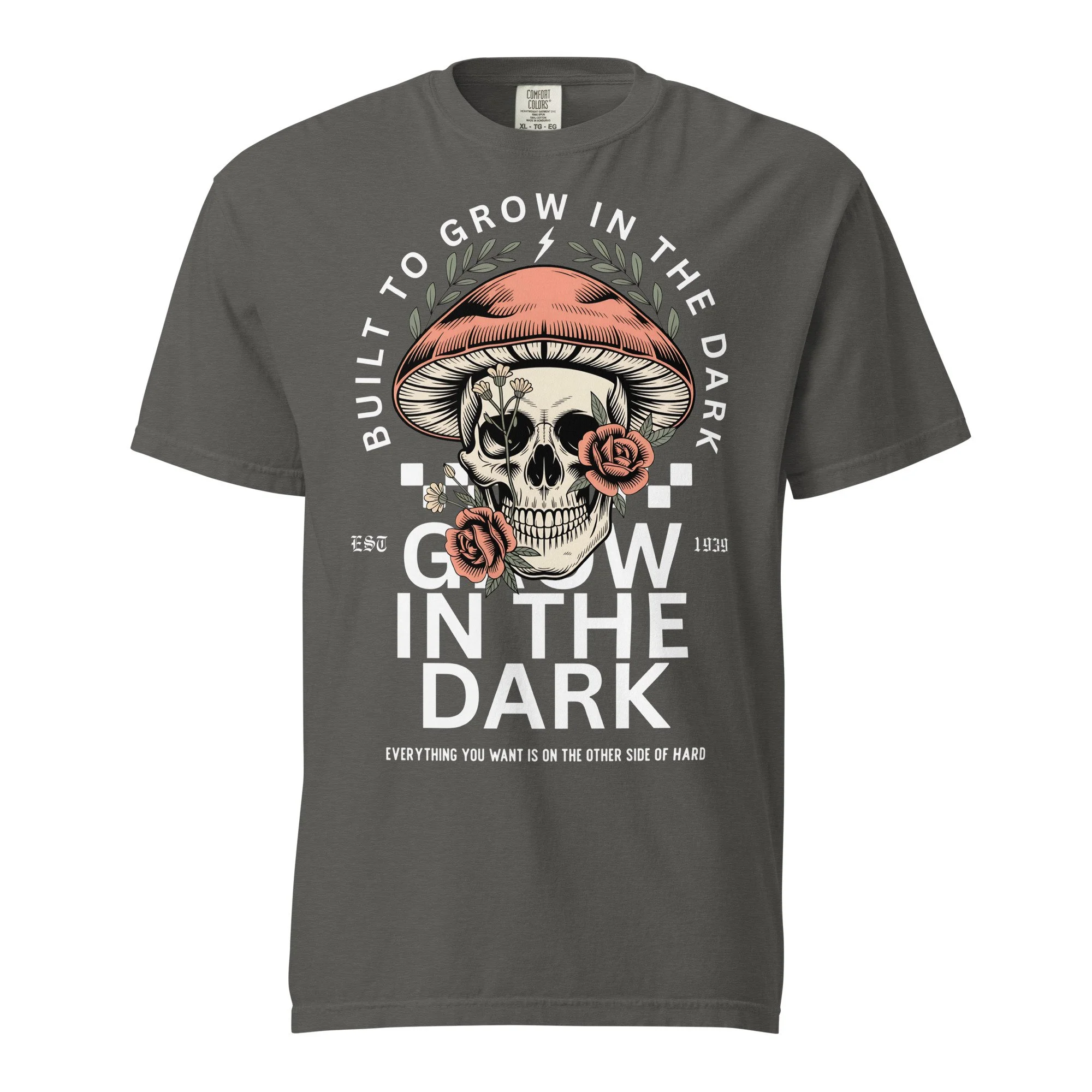 Grow In The Dark Tee (White Font)