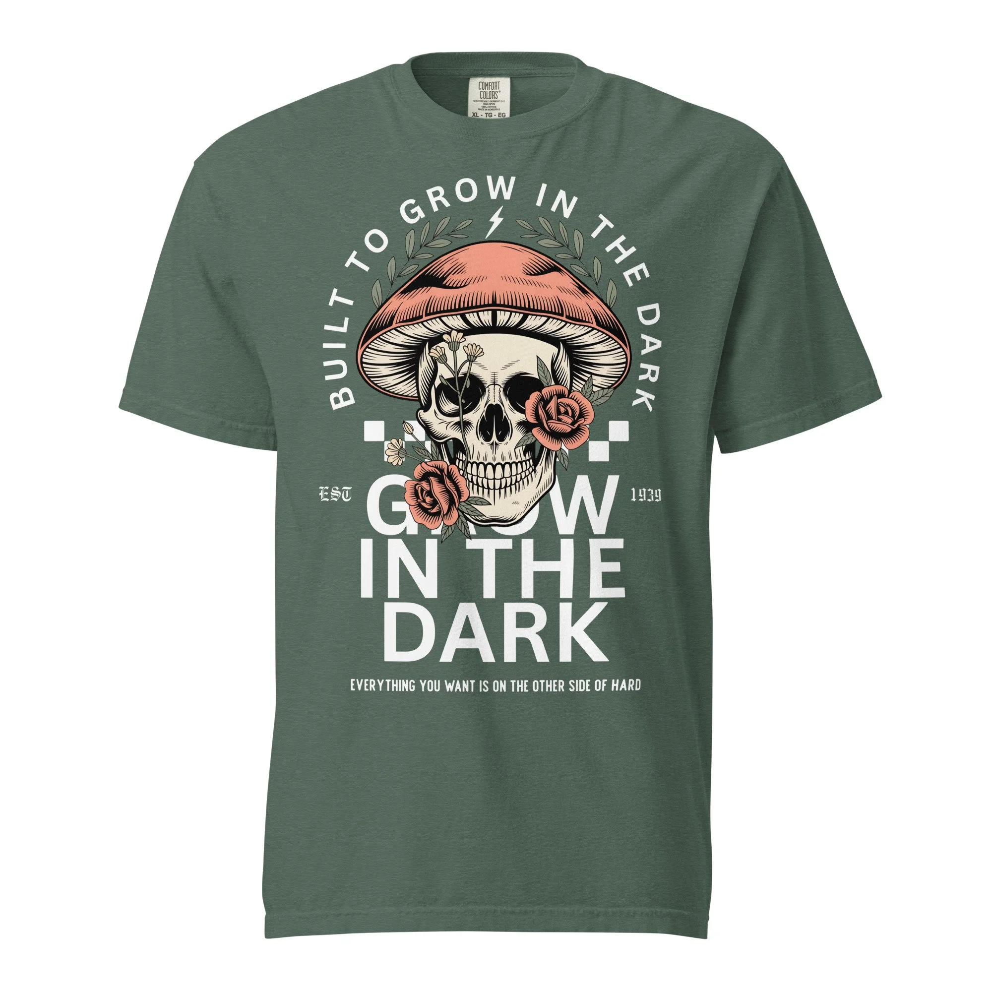 Grow In The Dark Tee (White Font)