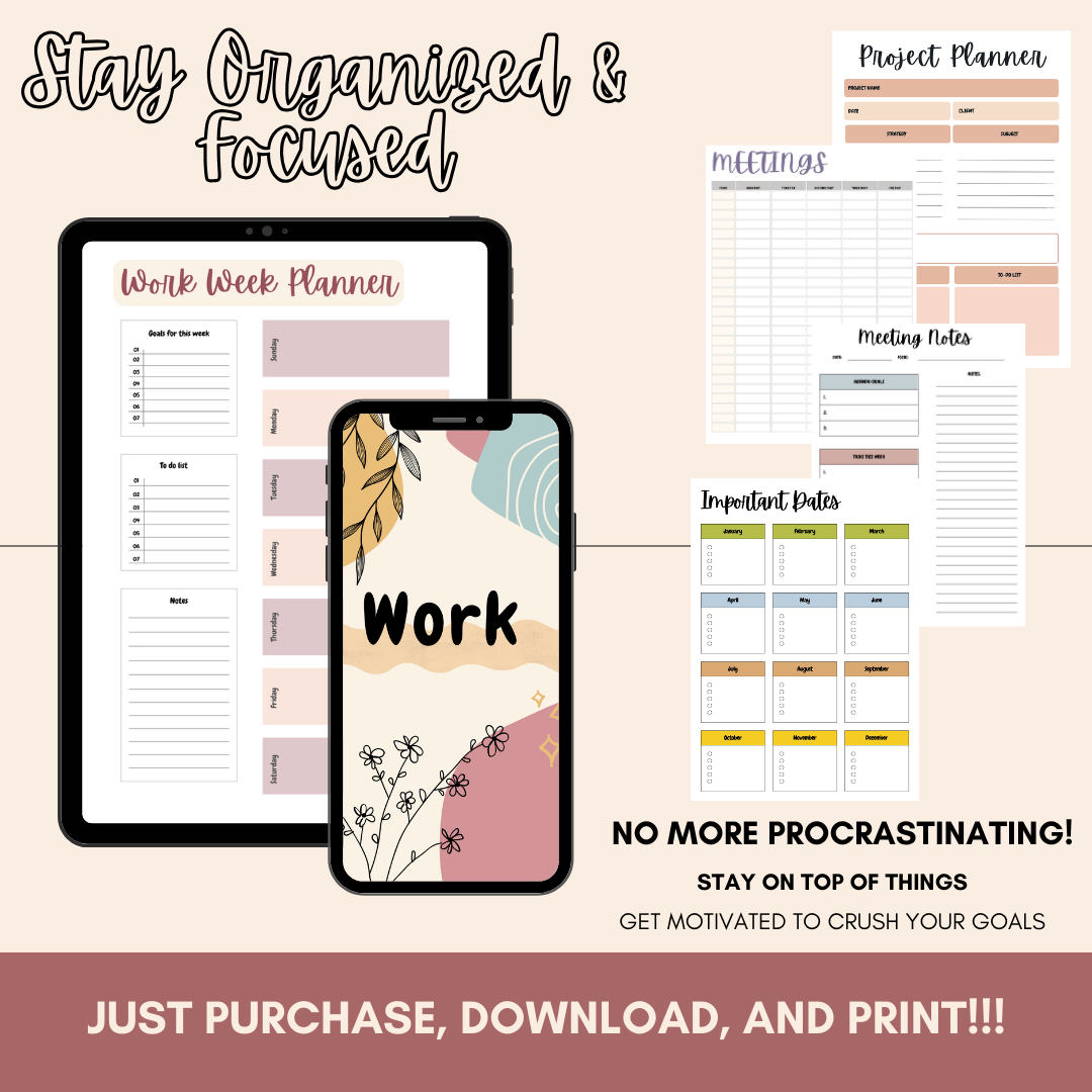 digital download the mom life planner