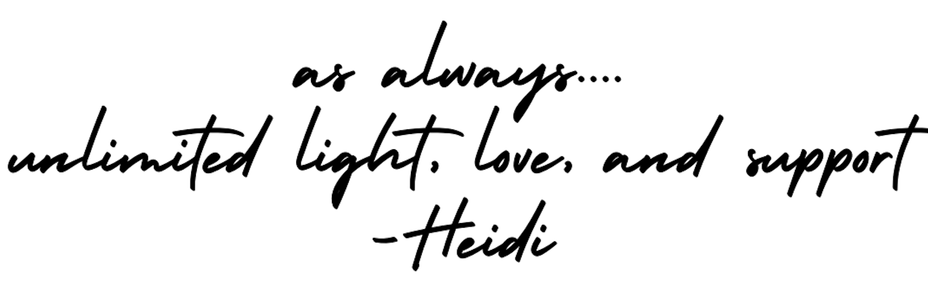Heidi pawlowski signature