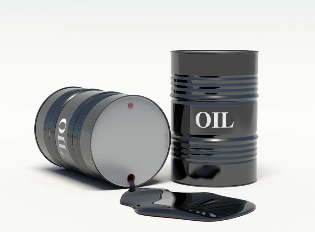 Oil pouring out of an barrel