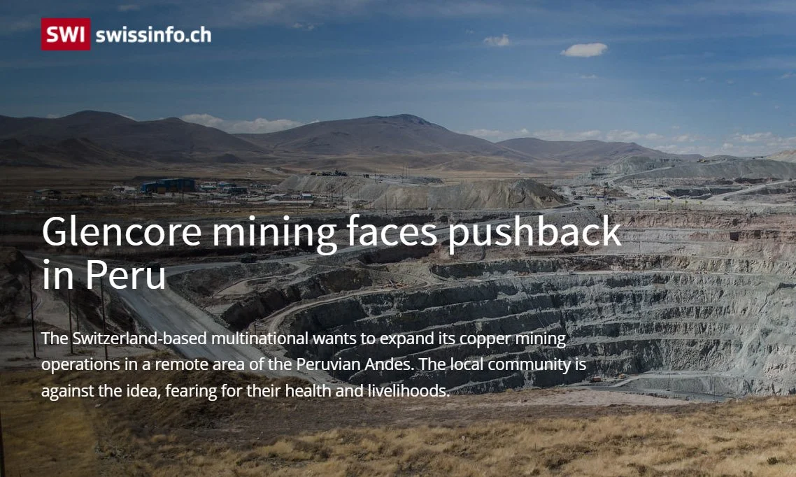 A huge open mine in Peru