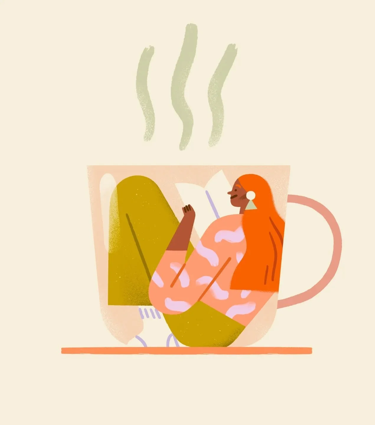 The weekend ☕🧶📖✨