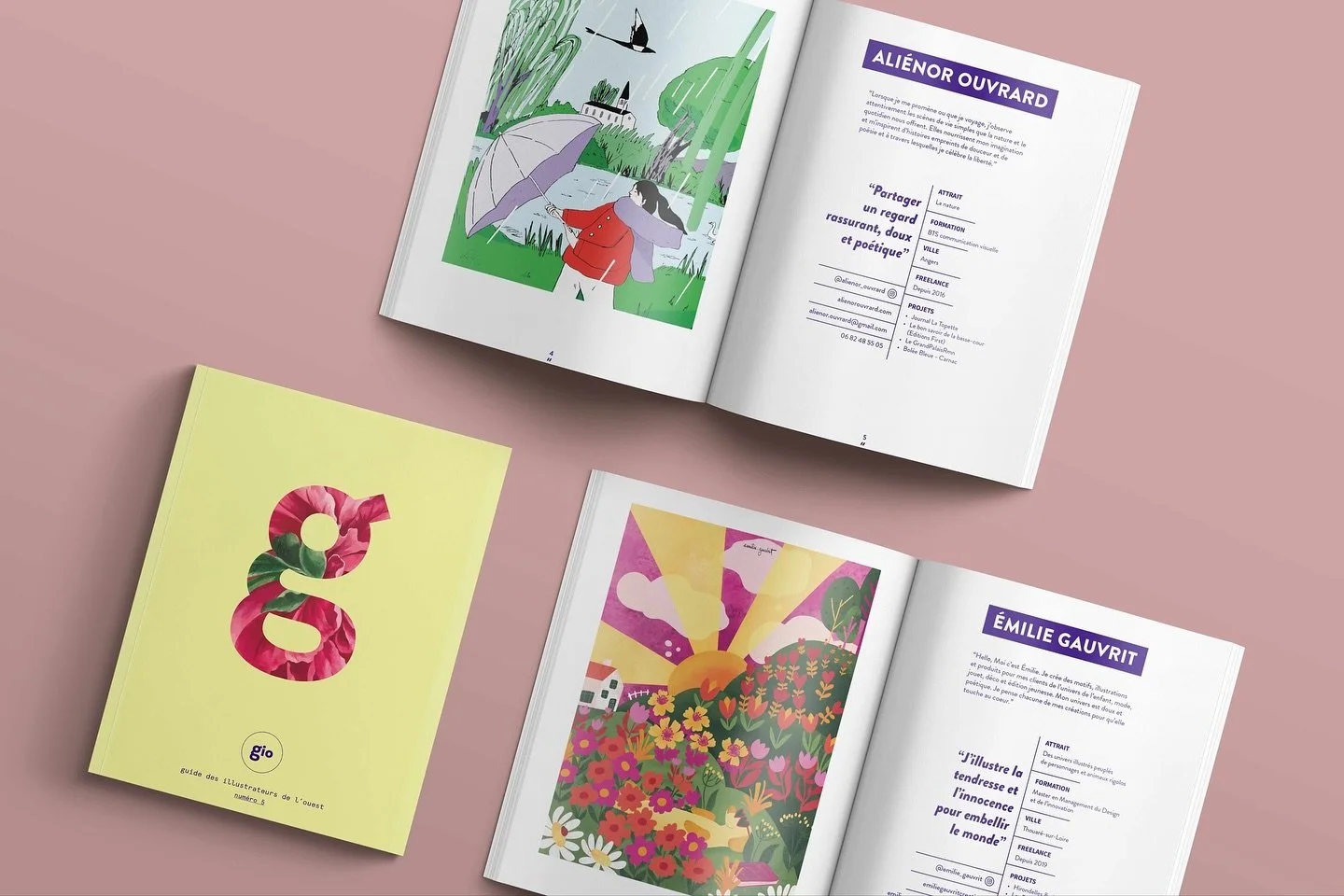 Mon travail est publi&eacute; dans le GIO !!

Le GIO c&rsquo;est LE magazine qui met en avant les artistes des pays de la Loire et de la Bretagne.
Deja le 5eme num&eacute;ro et je suis fi&egrave;re d&rsquo;y &ecirc;tre repr&eacute;sent&eacute;e aux c