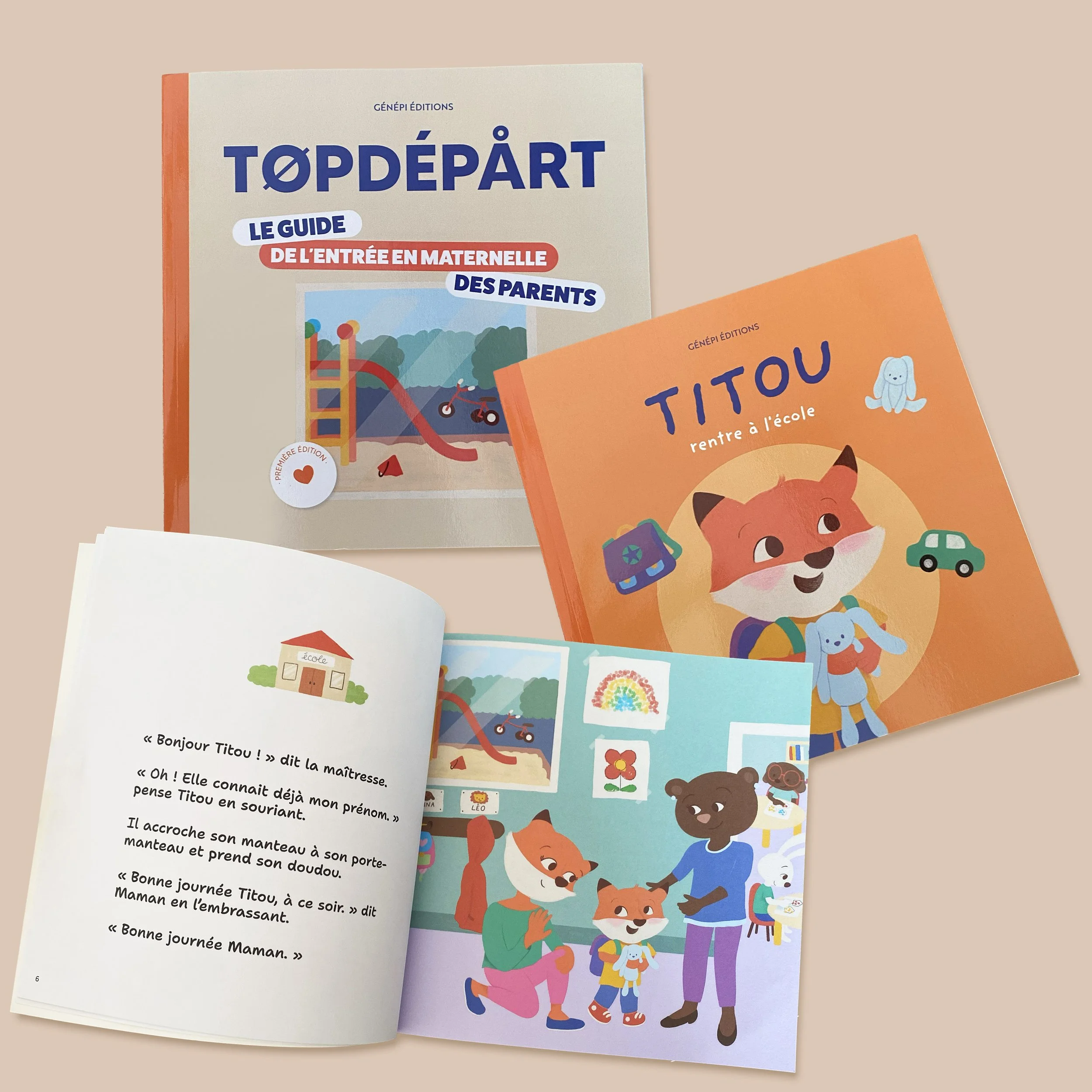 Titou rentre à l'école - Éditions Génépi