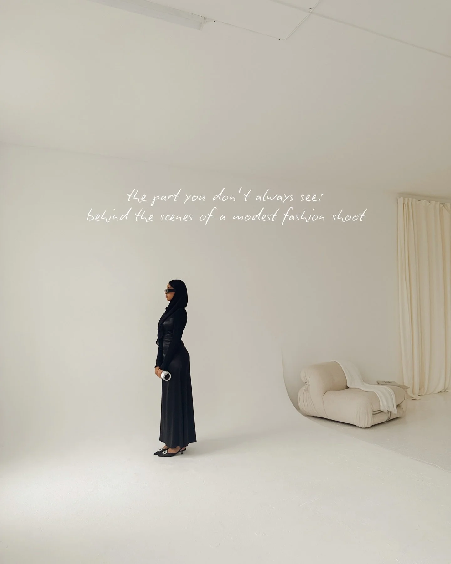 The part you don&rsquo;t always see behind a fashion shoot 📹

A lot of the work here was about intention. We paid close attention to silhouettes, movement, and framing to make sure everything aligned with the brand&rsquo;s modest direction and value