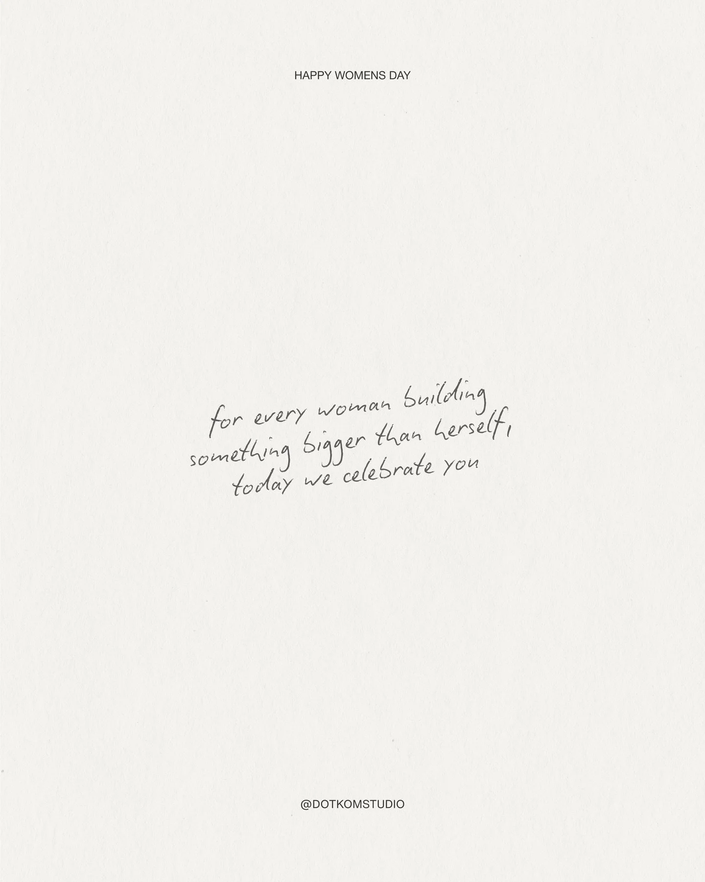 To every woman building, dreaming, creating, healing, learning, leading, or simply showing up 🤍

We celebrate you today and every day.

Happy International Women&rsquo;s Day