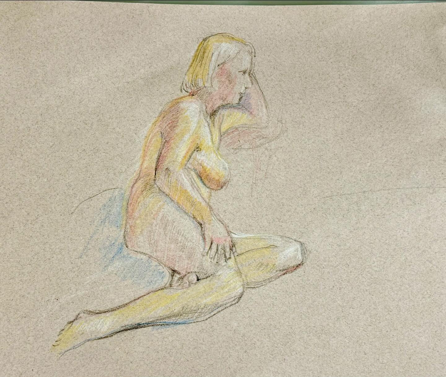Thursday evening we held another life-drawing session with @liah.edwardes who was kind enough to model. Poses were 5,10 and 20 - minutes. But that was long enough to see some fantastic, well -observed drawing from our members. 
#hallamartgroup #lifed