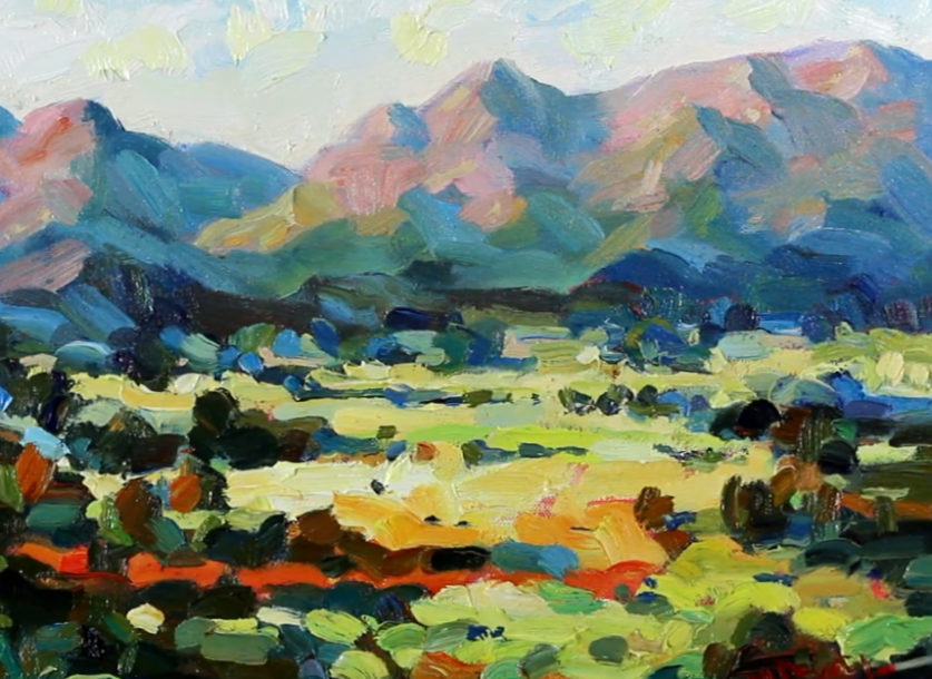 Landscape. Oil