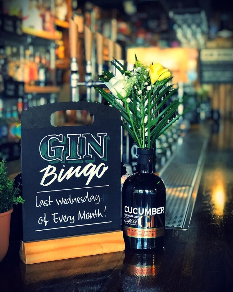 MONTHLY GIN BINGO!