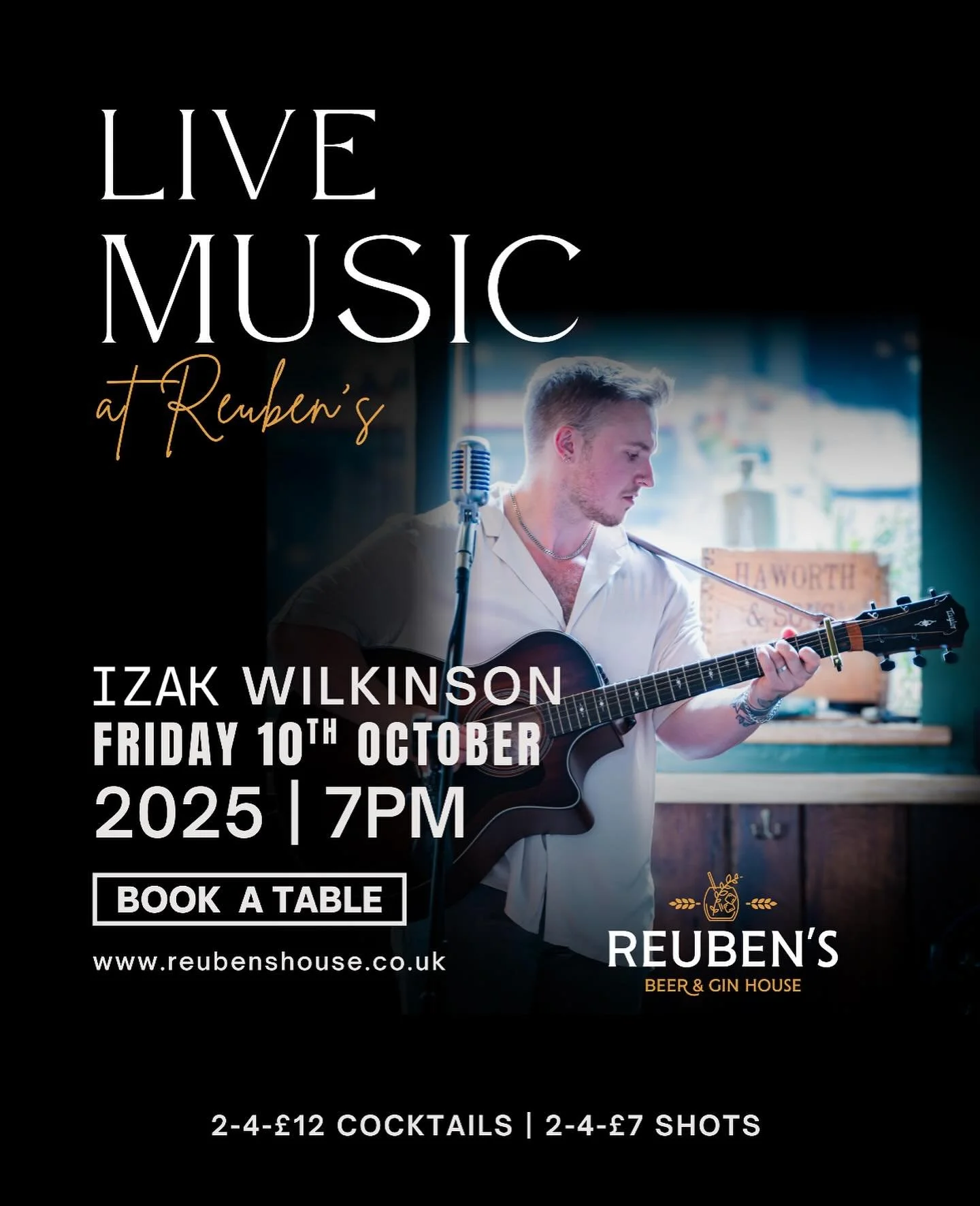 🎉 It&rsquo;s our 2nd Birthday this weekend! 🎉

And we&rsquo;re kicking off the celebrations this Friday with live music from the brilliant @izakwilkinson from 7pm! 🎶

Join us to raise a glass &mdash; we&rsquo;ve got:
🍾 Bottles of fizz for &pound;