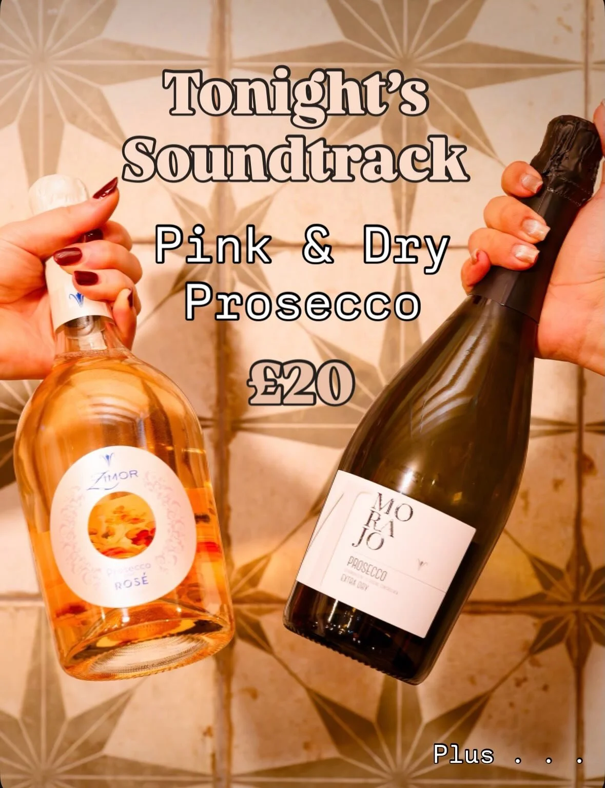 Friday plans? We&rsquo;ve got you 🍾

🥂 Pink or Dry Prosecco &ndash; &pound;20 all night
🎤 Ella Jay live from 7pm

Who&rsquo;s joining us? 🙋🏼&zwj;♀️