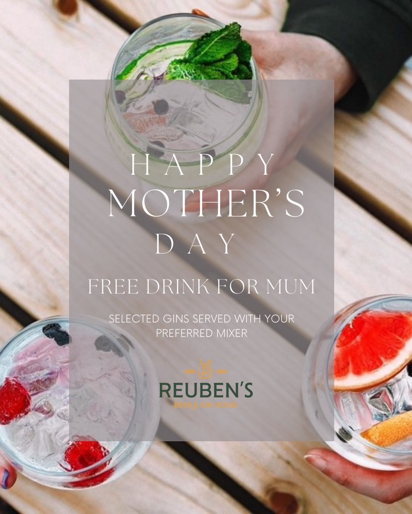 Happy Mother&rsquo;s Day 💐

Today we&rsquo;re raising a glass to all the amazing mums out there. From the ones who&rsquo;ve always been there with advice, support and a bit of tough love when needed &mdash; today is for you 🫶🏻

So if you&rsquo;re 