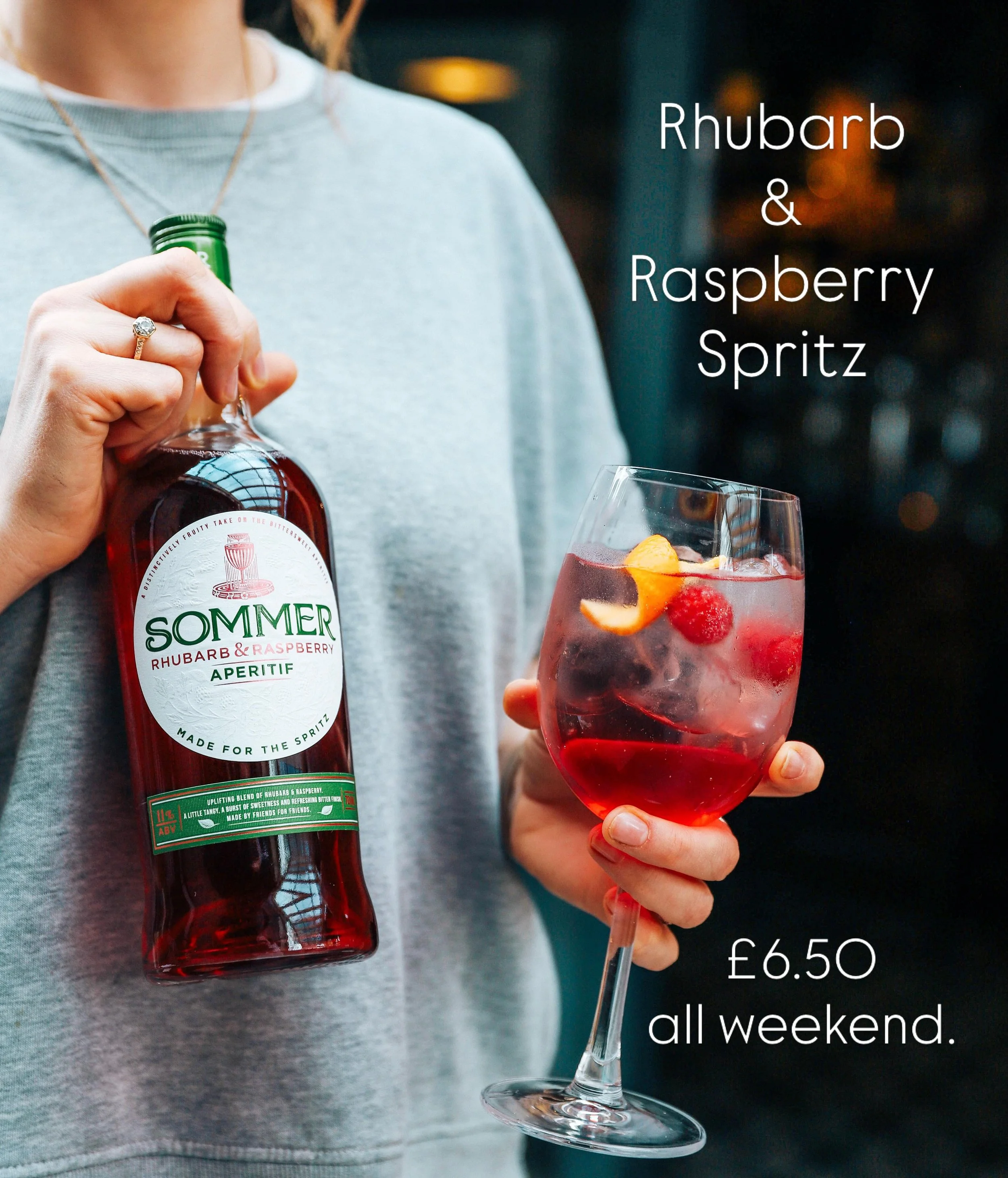 🩷 We do love a long weekend&hellip; 🩷

So to celebrate, enjoy a fruity Rhubarb &amp; Raspberry Sommer Spritz for just &pound;6.50 all weekend long 🍹✨

Sweet, refreshing and made for sunny bank holiday sipping ☀️ See you at the bar!
