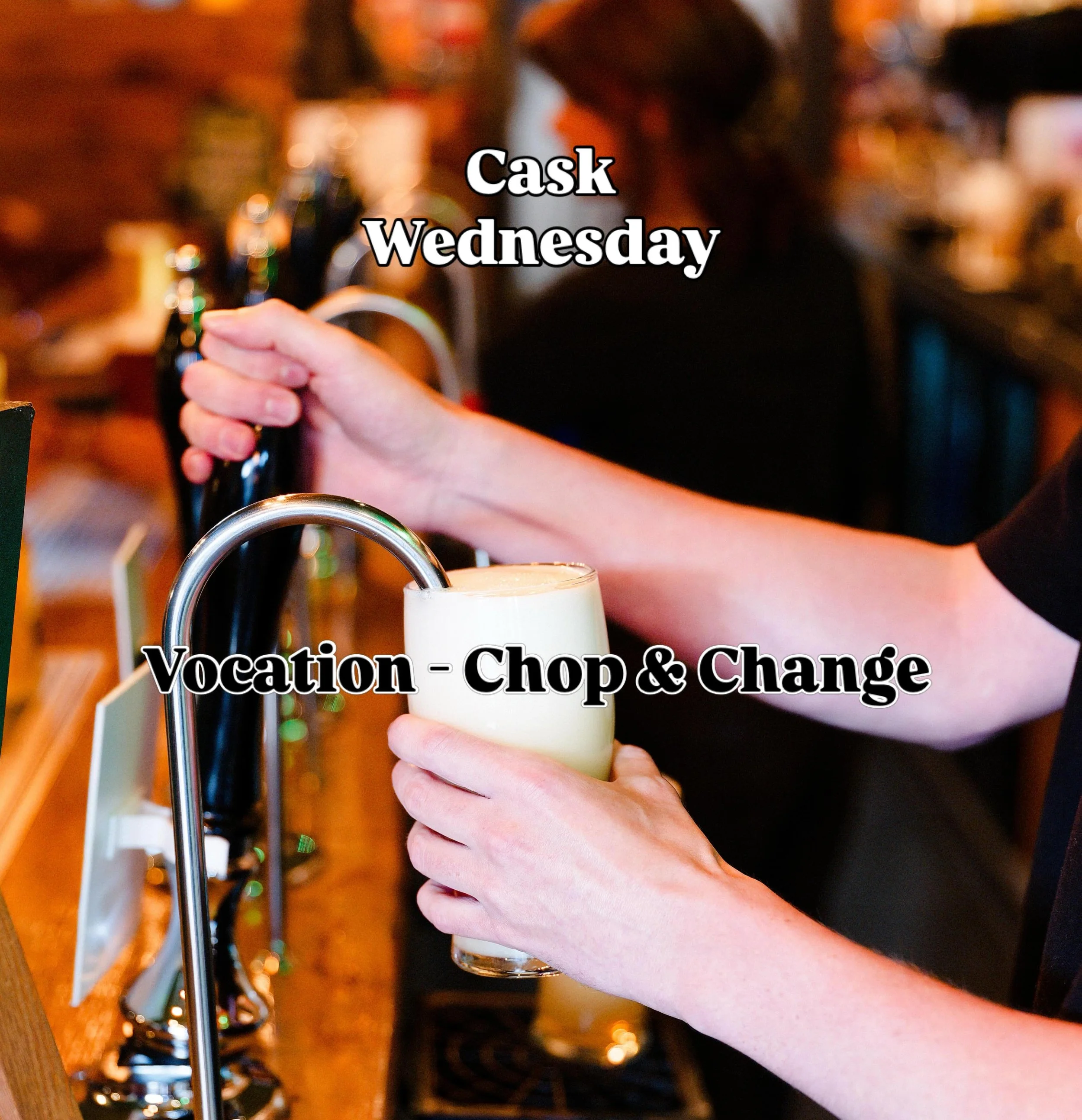 🍺 Cask Wednesday at Reuben&rsquo;s 🍺

Four cracking cask ales on the bar this week:

🍺 Saltaire Blonde
🍺 Bosun&rsquo;s Maiden Voyage
🍺 Northern Monk SUP
🍺 Vocation Chop &amp; Change - Galaxy edition 🙌🏻

All available for &pound;4 a pint every