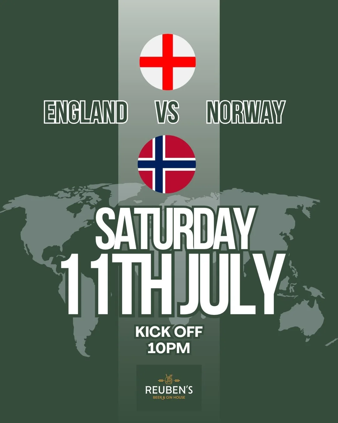 ☀️ Beer garden weather? We&rsquo;ve got you covered😎

The sun is shining, the cocktails are chilling, and England are back on the big screen tonight. What more could you want? 🍻🍹🏴󠁧󠁢󠁥󠁮󠁧󠁿

Join us at Reuben&rsquo;s for:
🍸 2 cocktails for &po