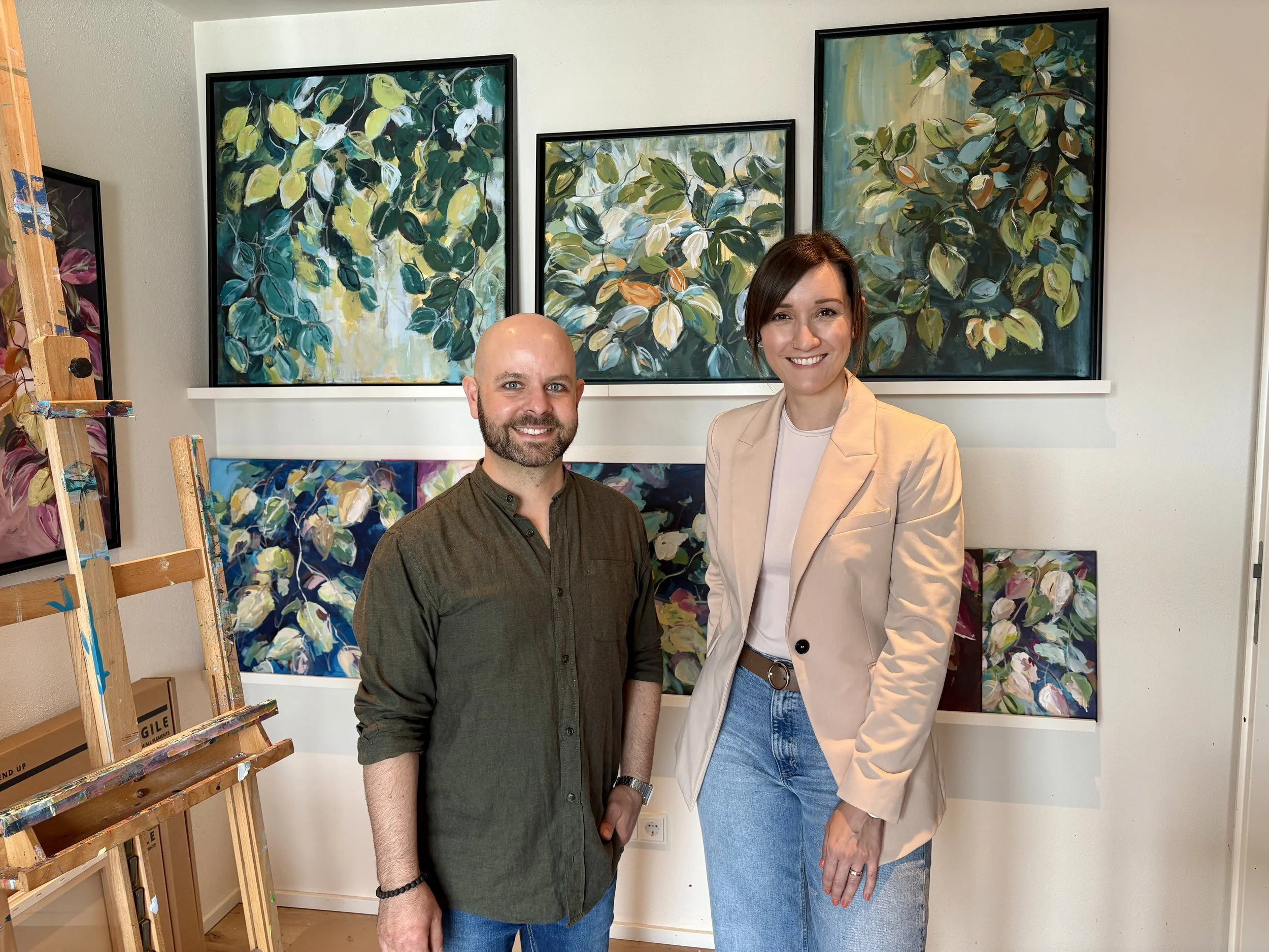 Rückblick 6: München TV zu Besuch in meinem Atelier