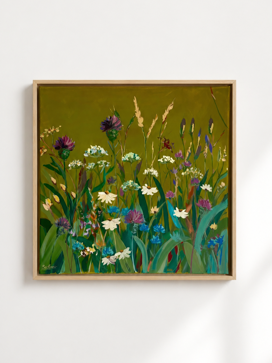 Die Stille Fülle Kunstwerk, Blumenwiese