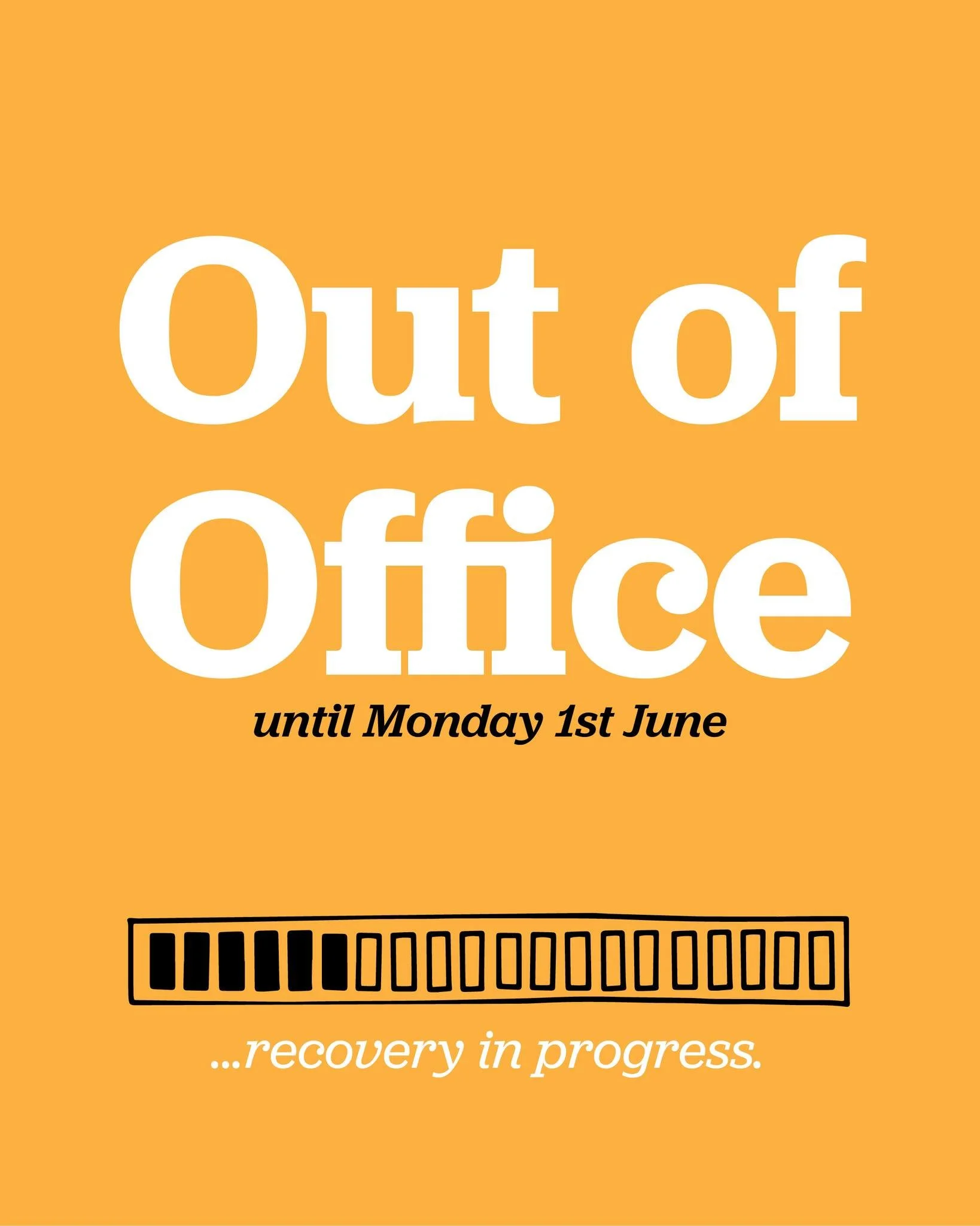 A little out of office update from me

I&rsquo;m currently taking some time away until 1st June to properly rest and recover after gallbladder surgery.

As someone who&rsquo;s usually juggling design work, coffee refills, school runs and a million ta