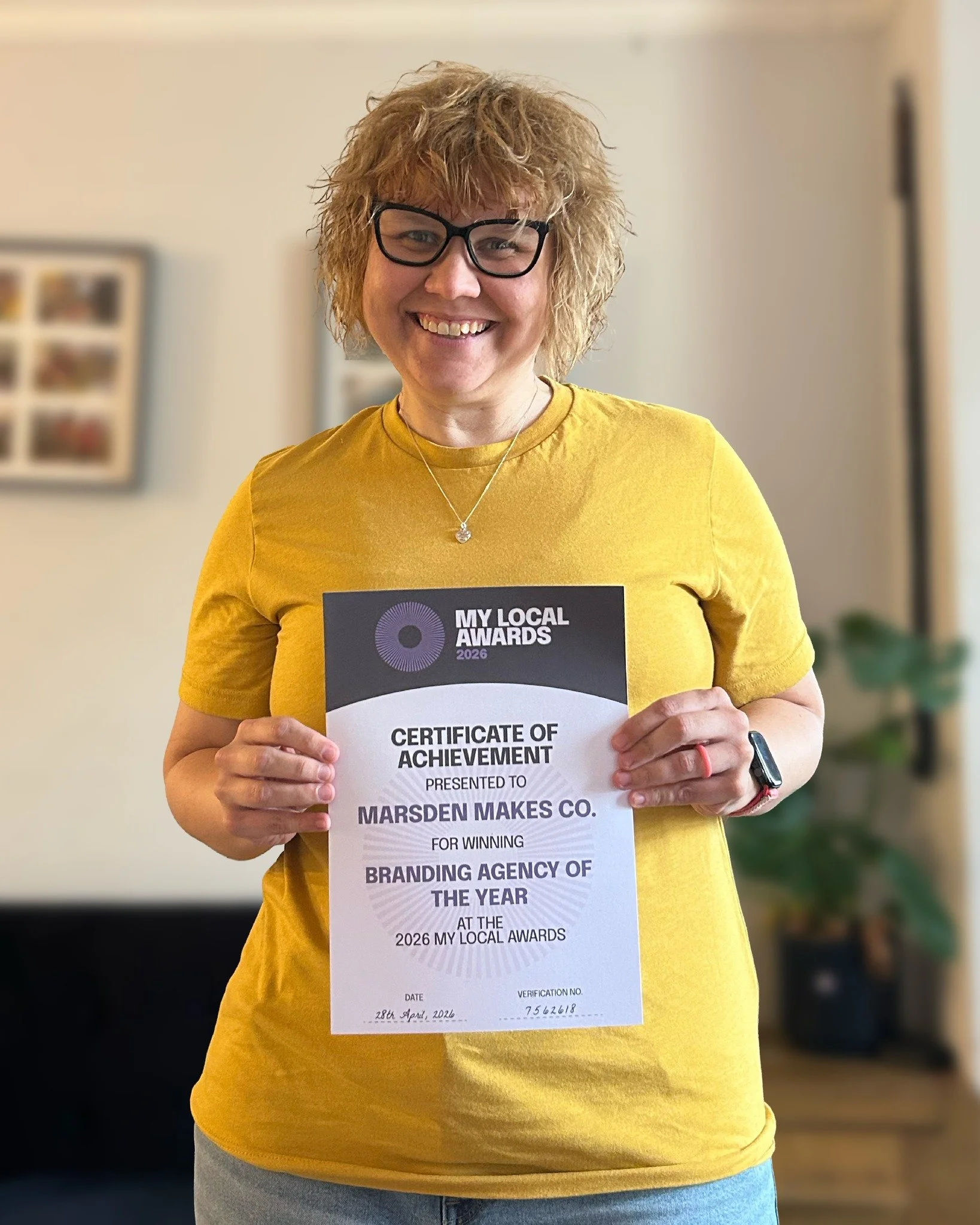 This one feels pretty special.

Not because of the certificate itself, but because of everything it represents.

The school runs. The coffee-fuelled design sessions. The late nights. The self-doubt. The risks. The incredible clients who trusted me. T